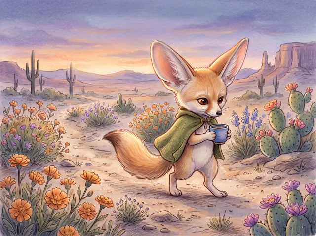 Anthropomorphic Fennec Fox