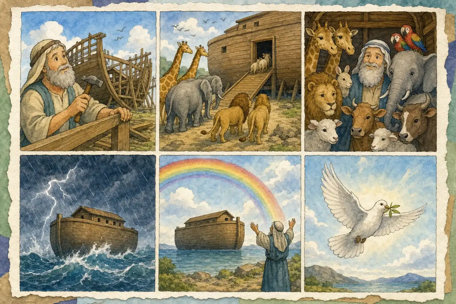 Bible comic example made with AI