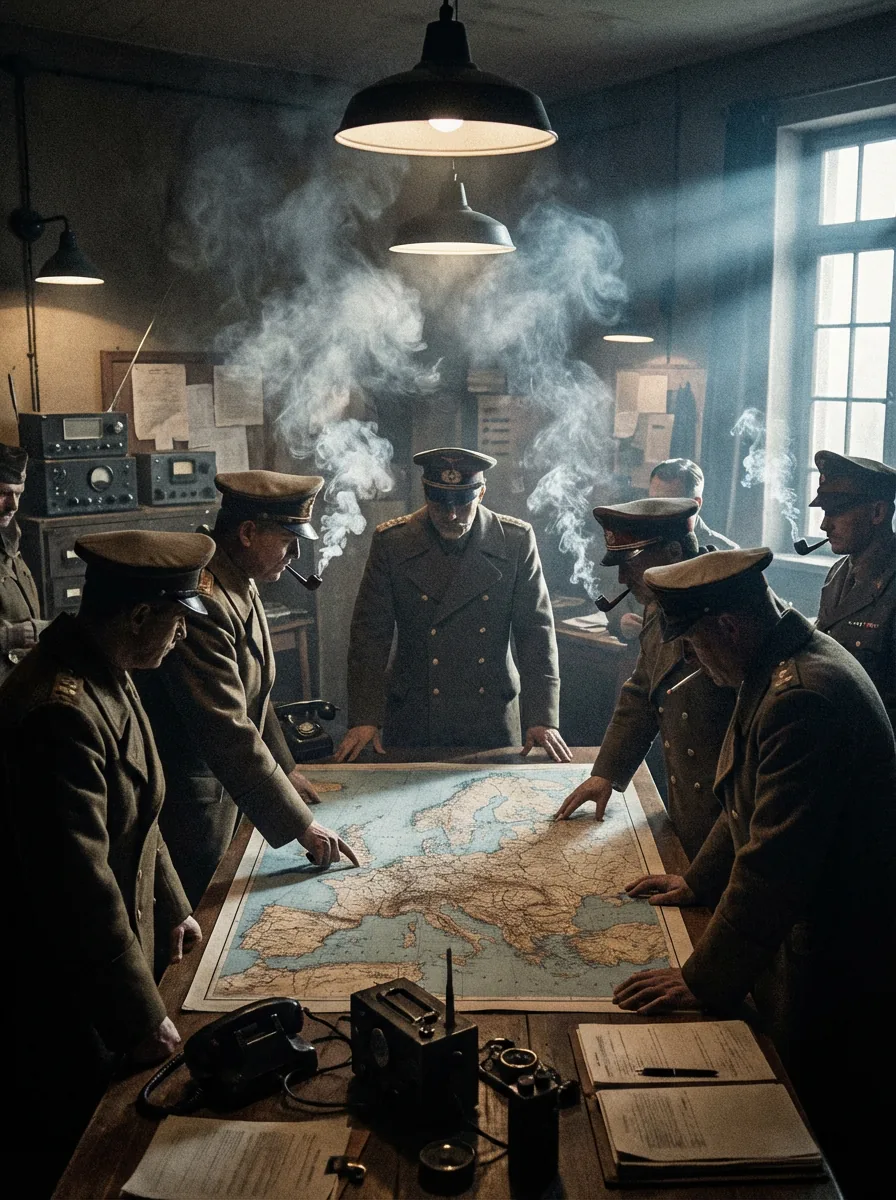 War room briefing poster
