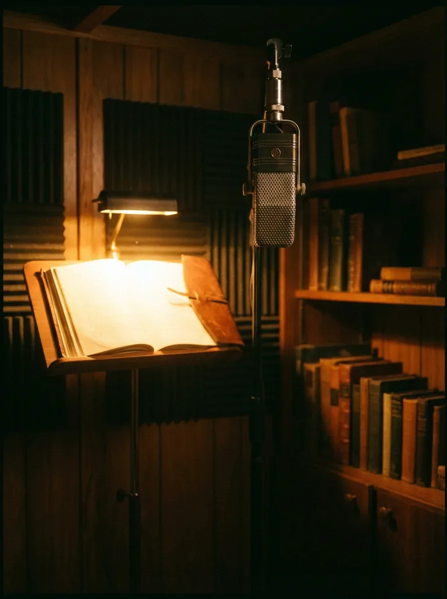 Narration studio voice story poster
