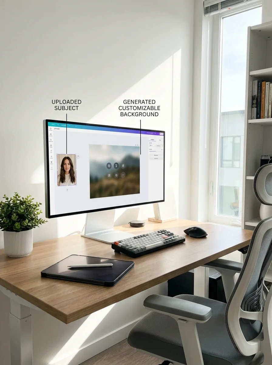 Internete sugeneruotas individualus AI fonas
