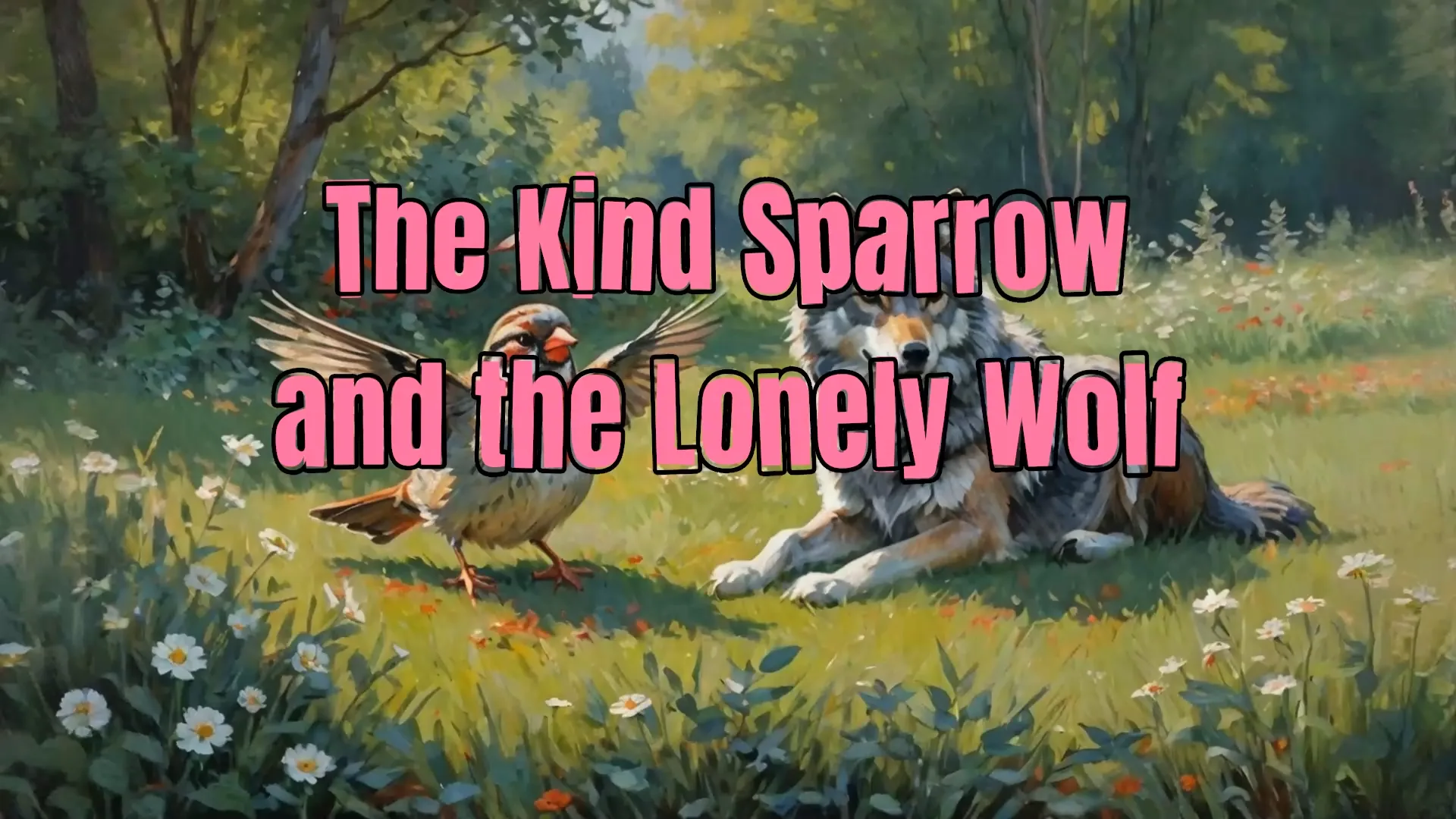 The Kind Sparrow and the Lonely Wolf video example