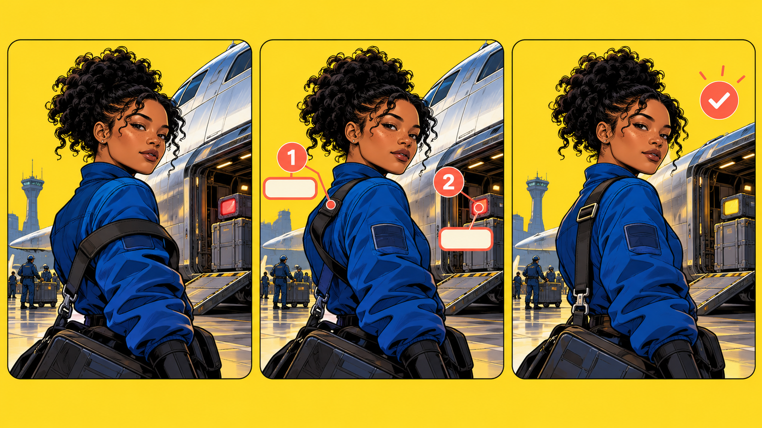 Mark the exact panel change