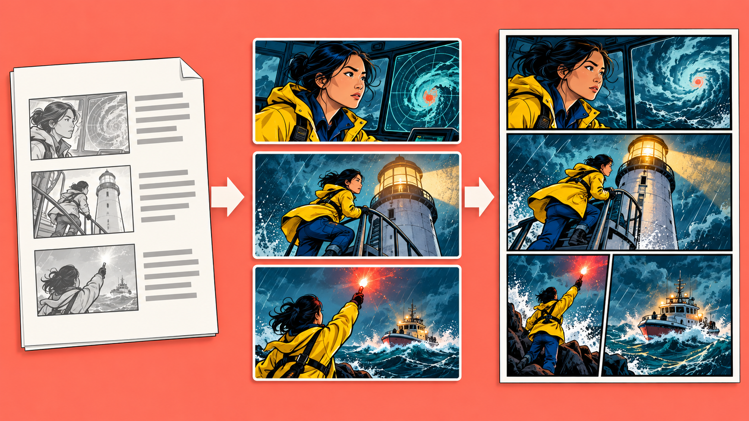 Move a PDF script into comic planning