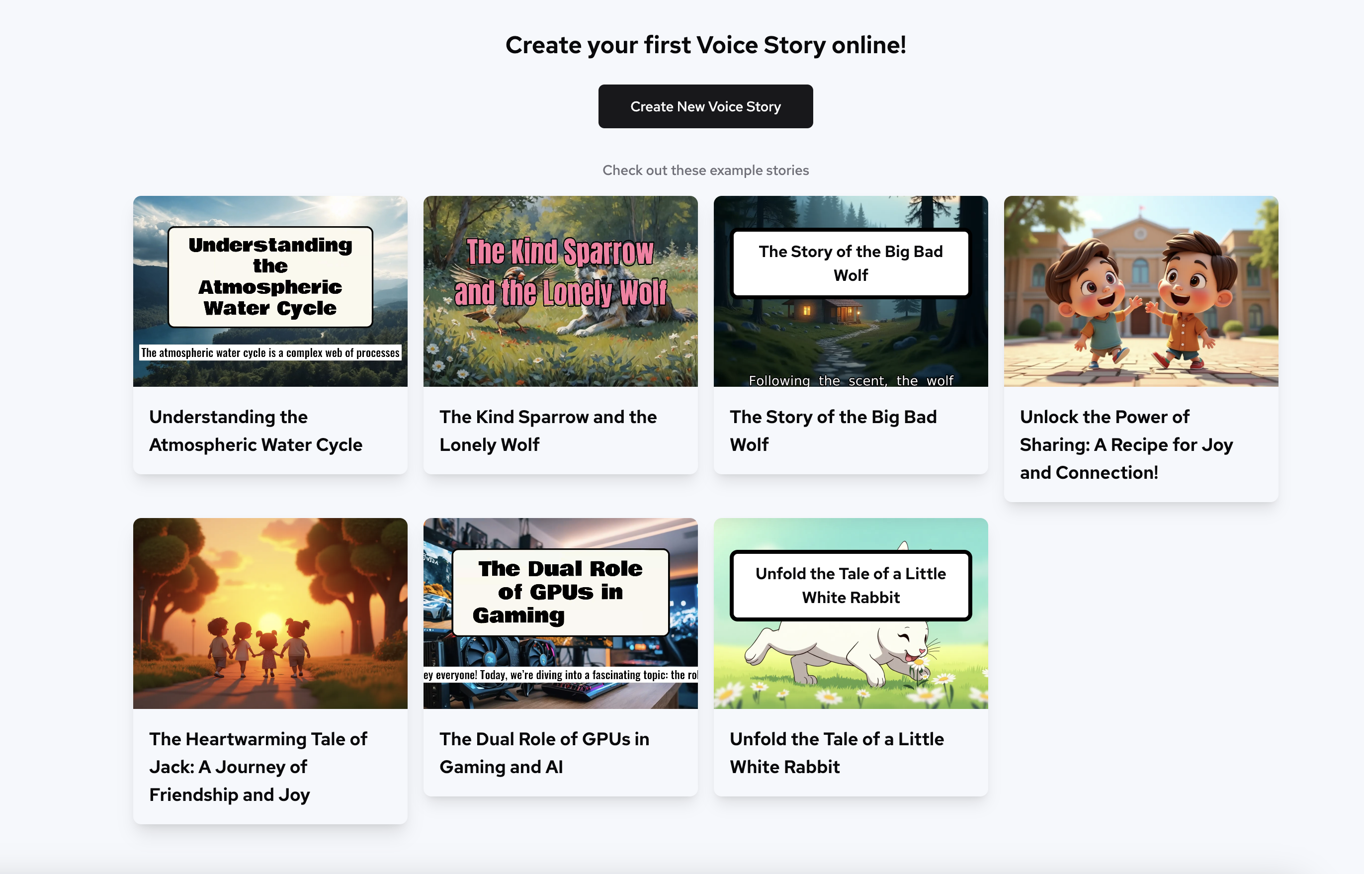Voice Story Beta
