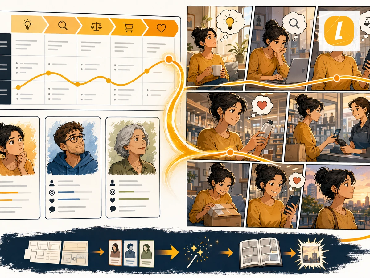 Customer Journey to Comic