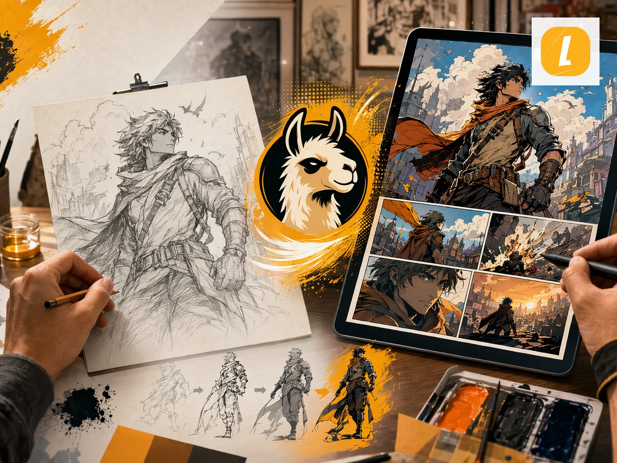 Drawing to Comic