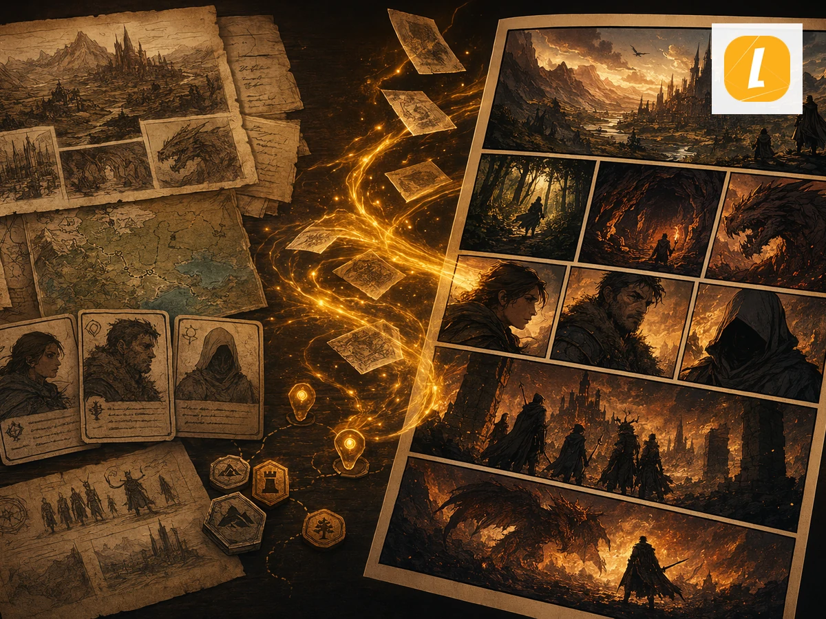 Game Lore to Comic
