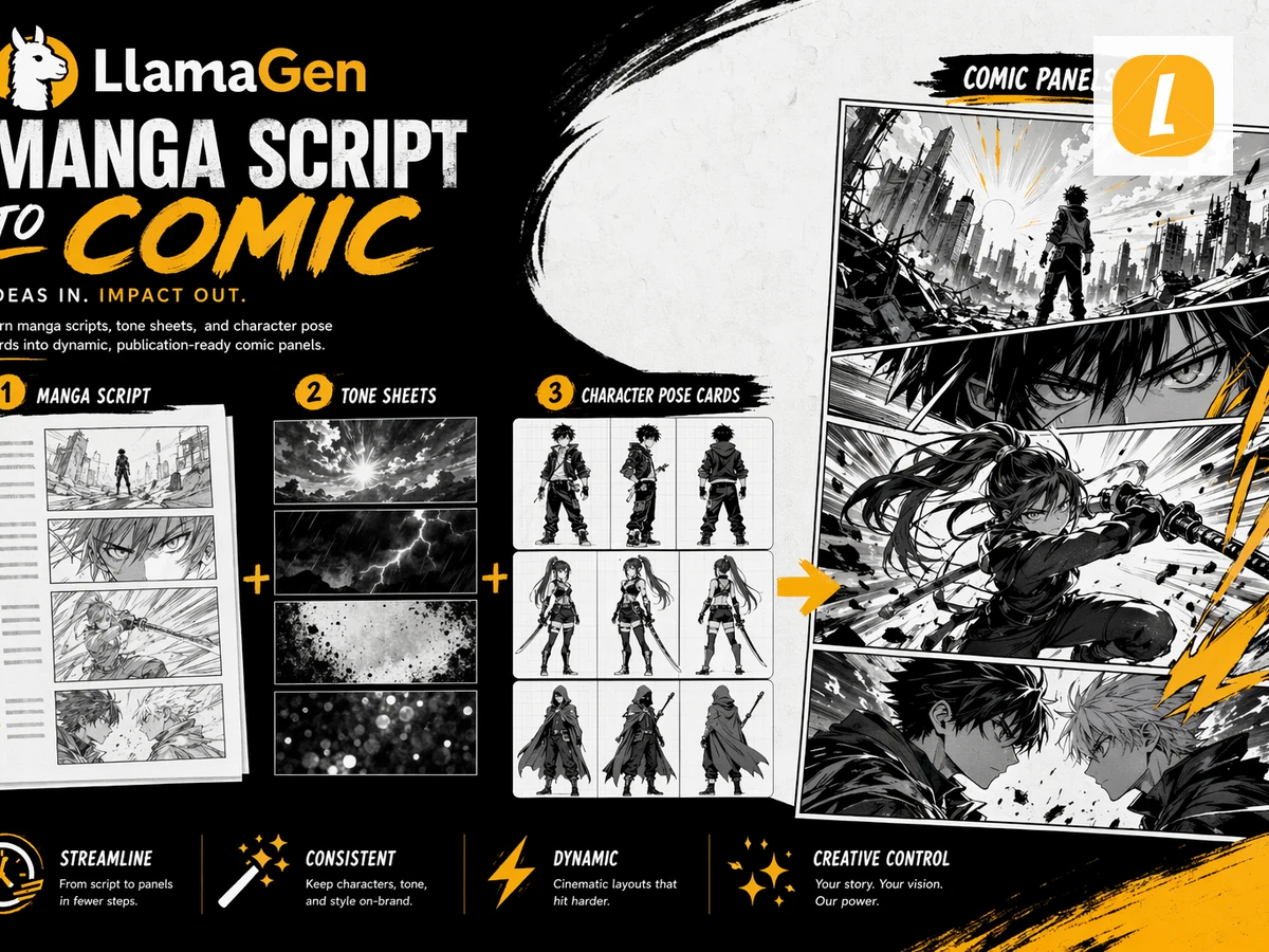 Manga Script to Comic