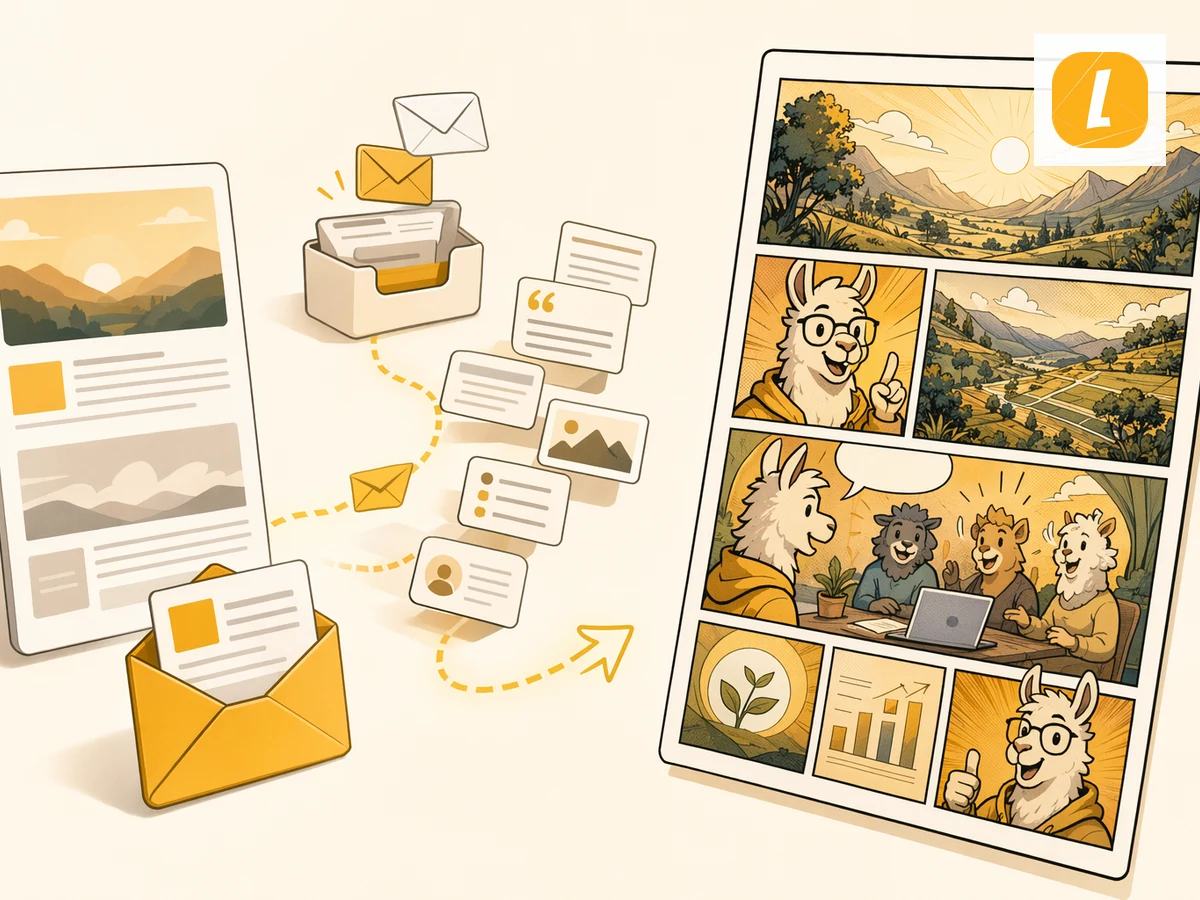 Newsletter to Comic