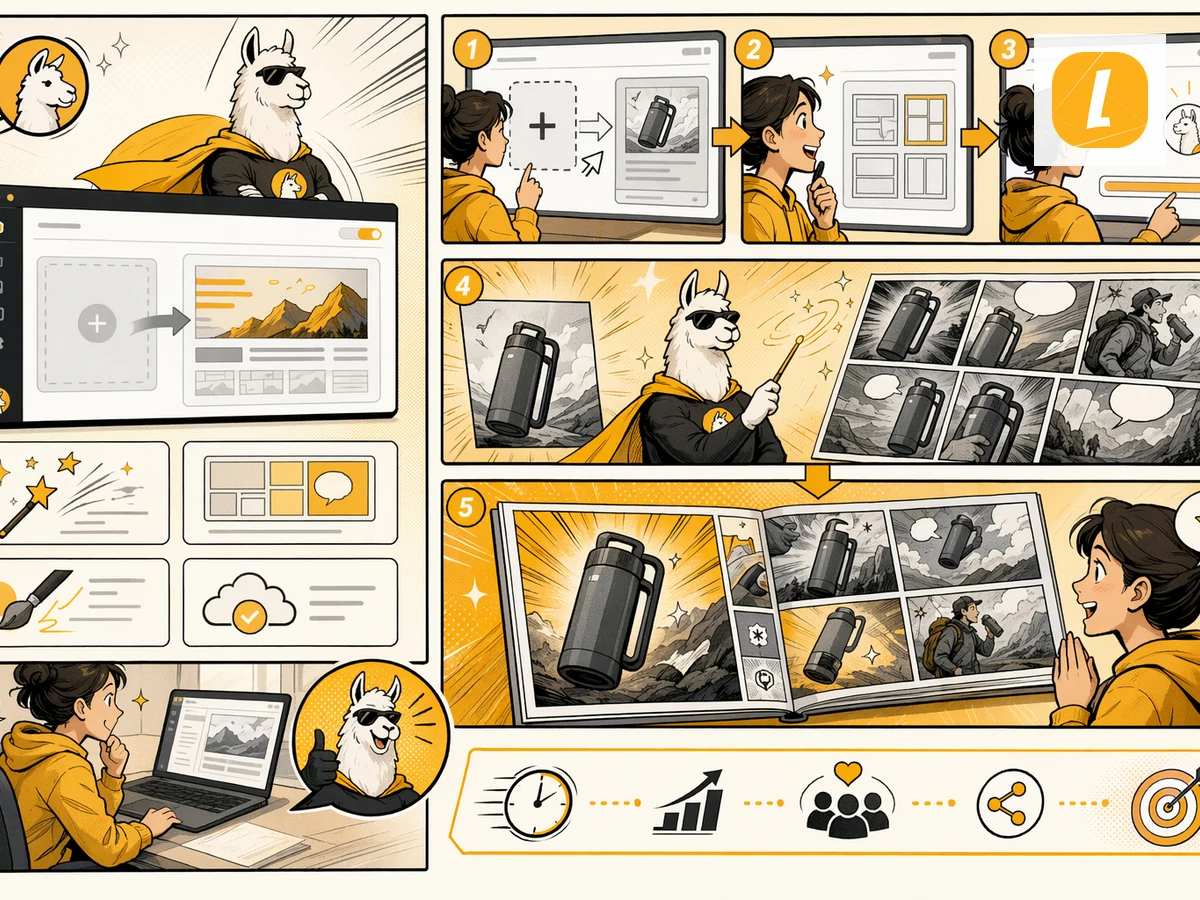 Product Demo to Comic