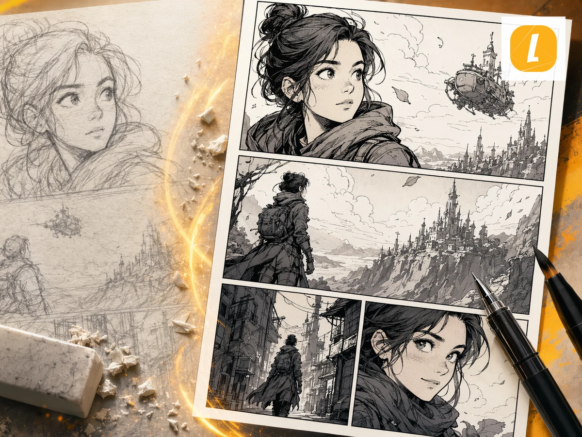 Sketch to Comic