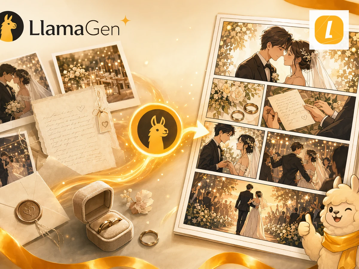Wedding Story to Comic