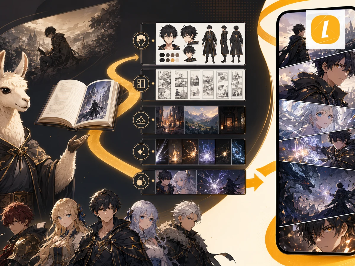 Light Novel to Webtoon