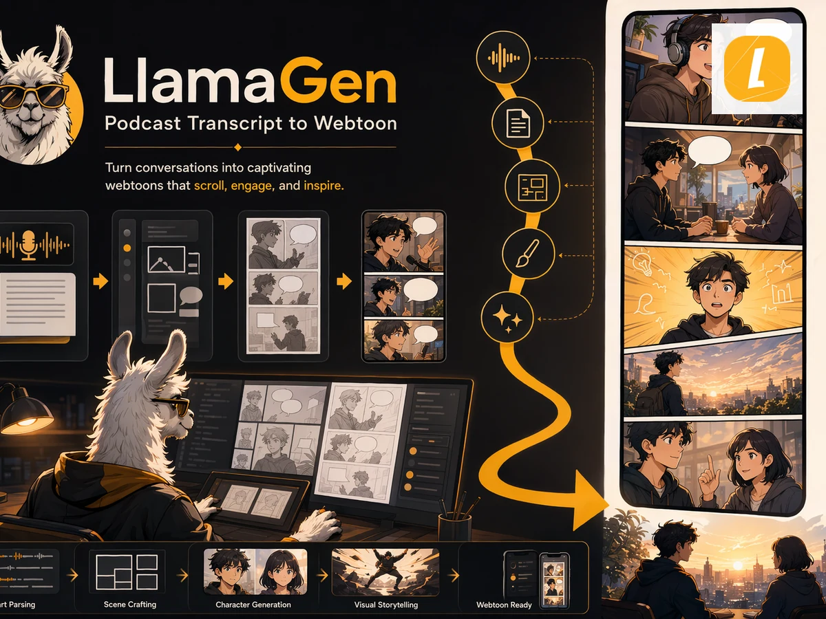 Podcast Transcript to Webtoon