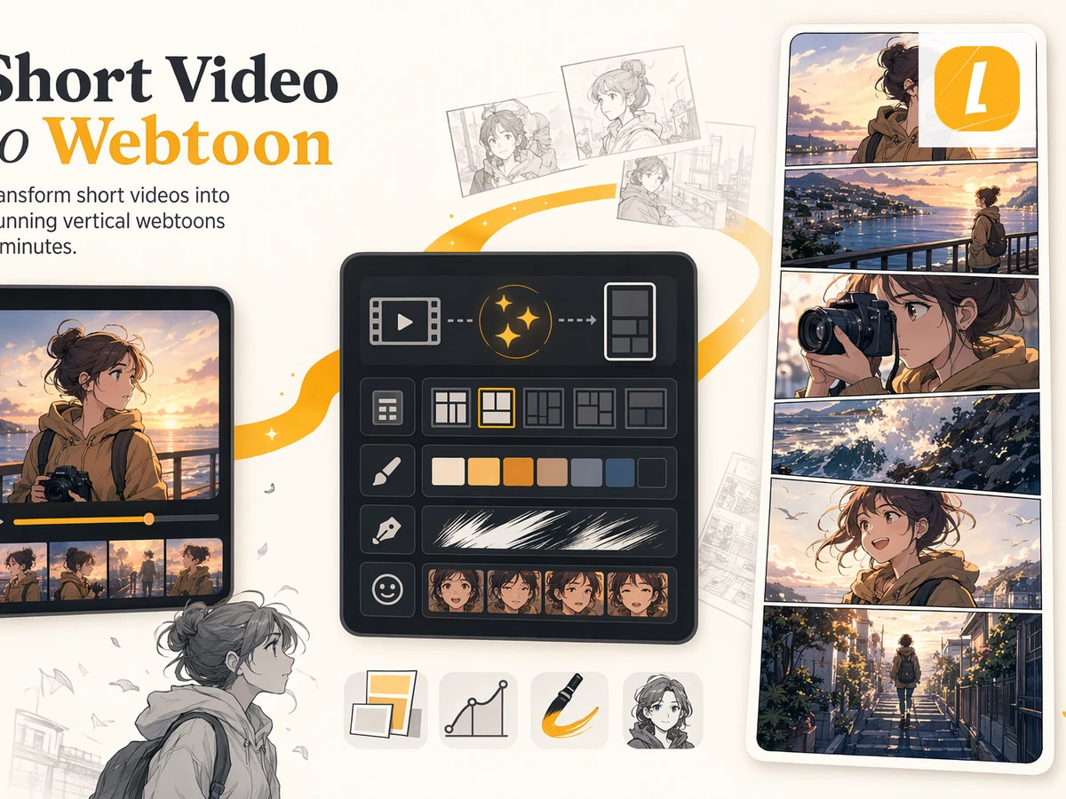 Short Video to Webtoon