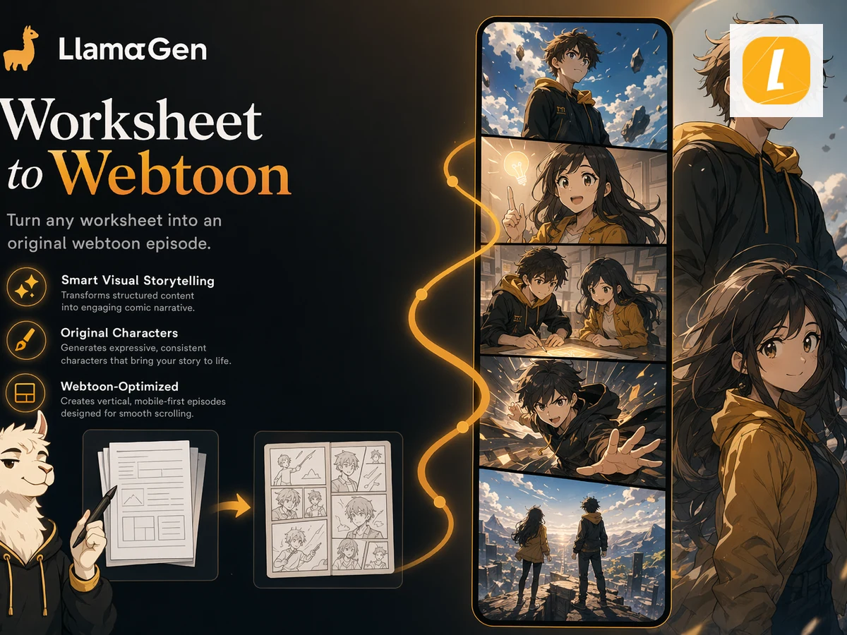 Worksheet to Webtoon