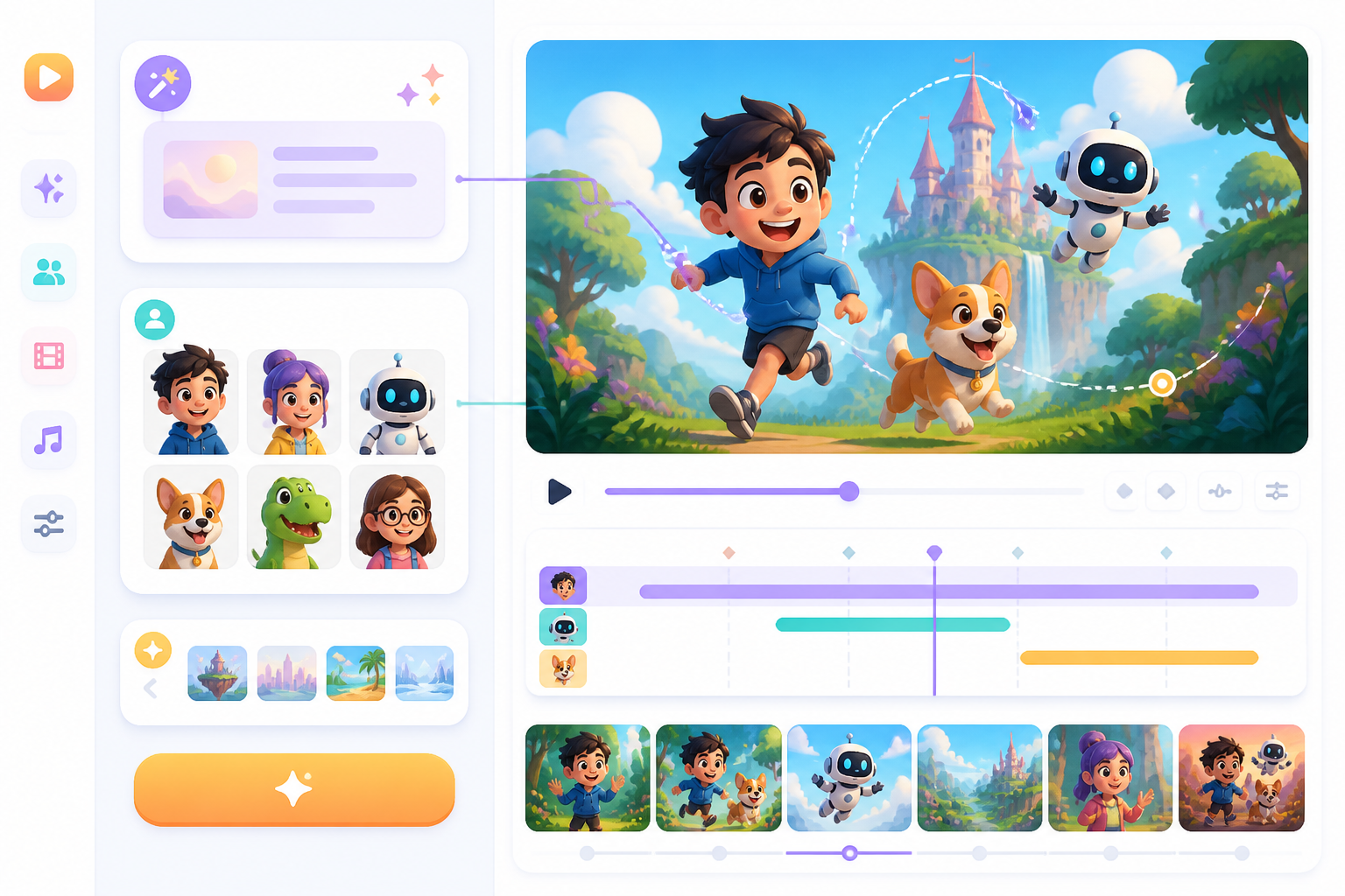 Cartoon Video Generator | Create AI Cartoon Videos Online