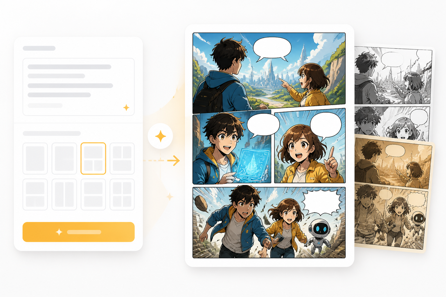 AI Comic Panel Generator | Create Comic Panels from Text