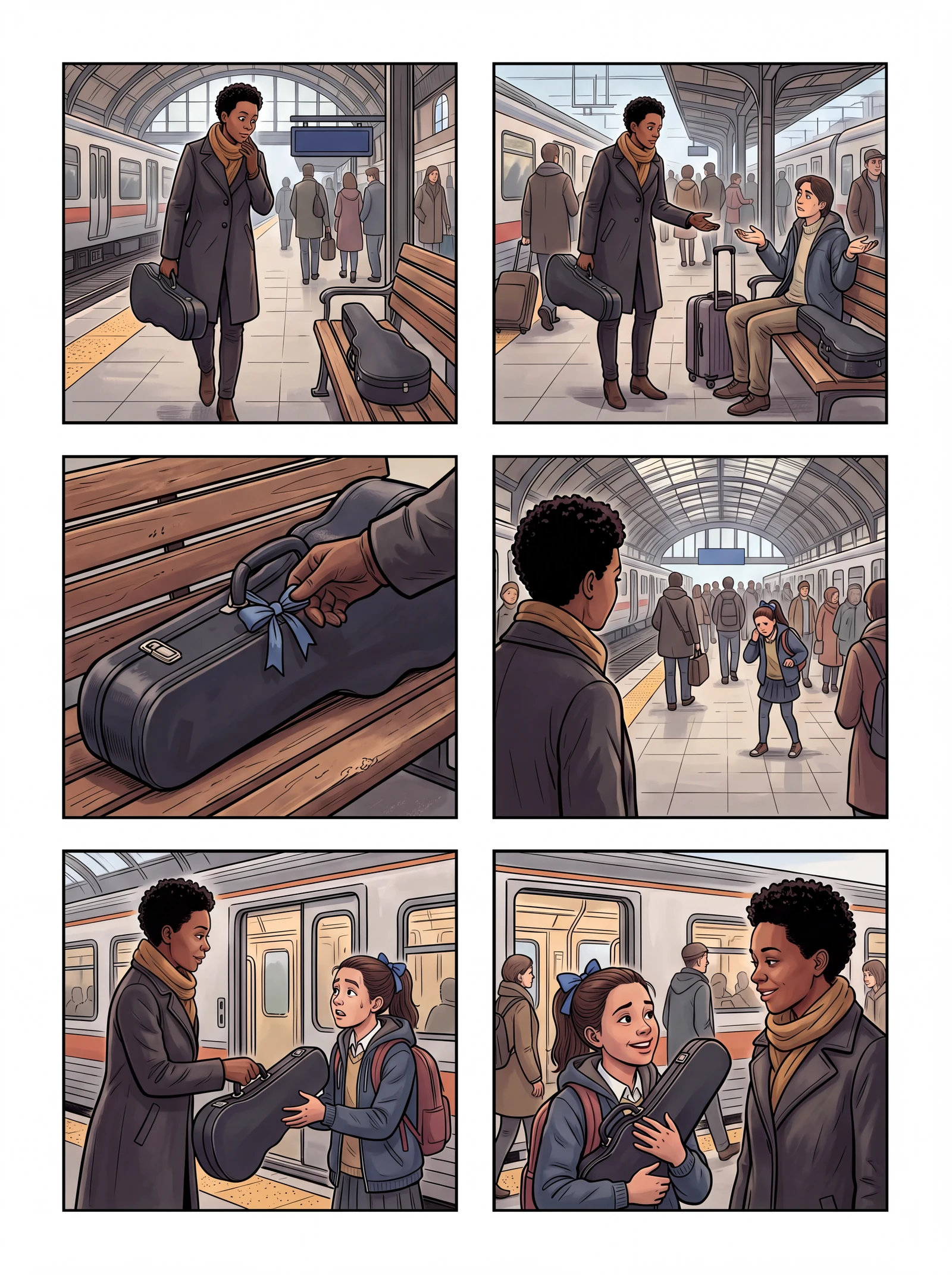Semi-Realistic Cinematic Comic Template | LlamaGen