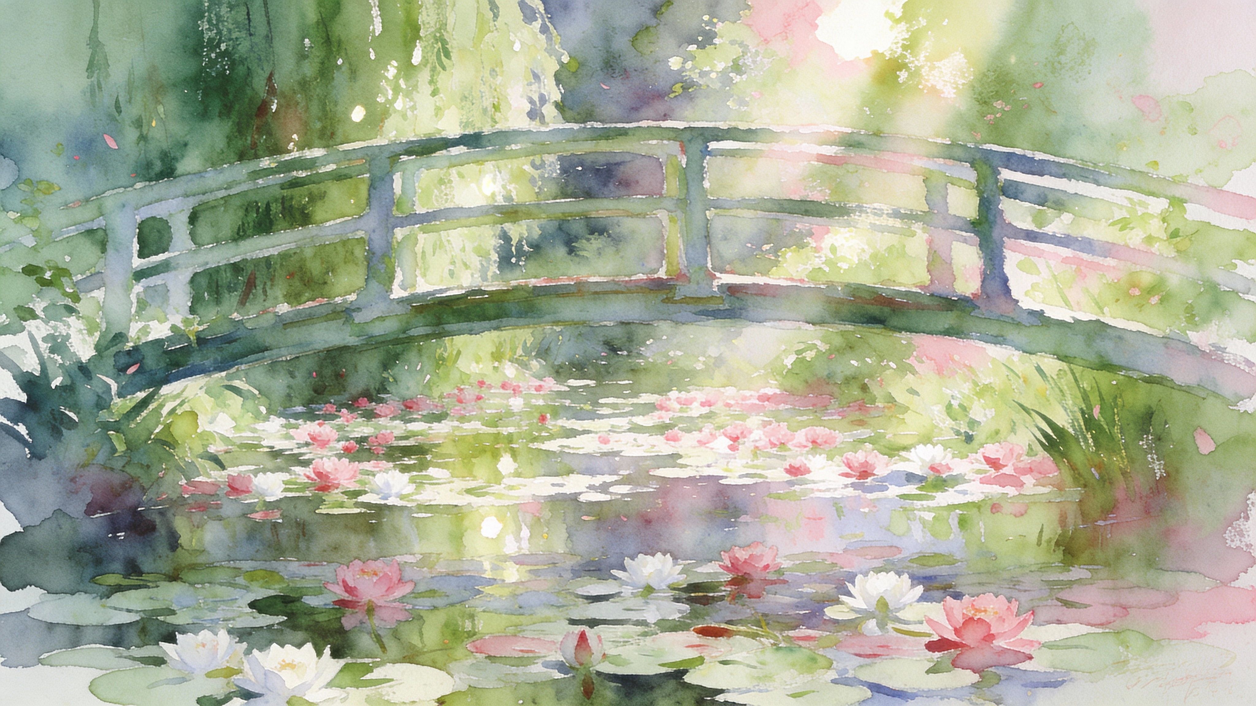 Watercolor style storyboard keyframe
