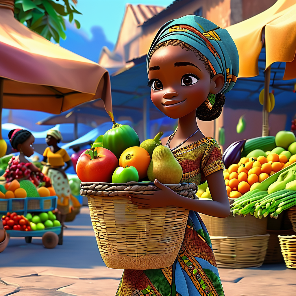 Market Day: The Fruit Seller 