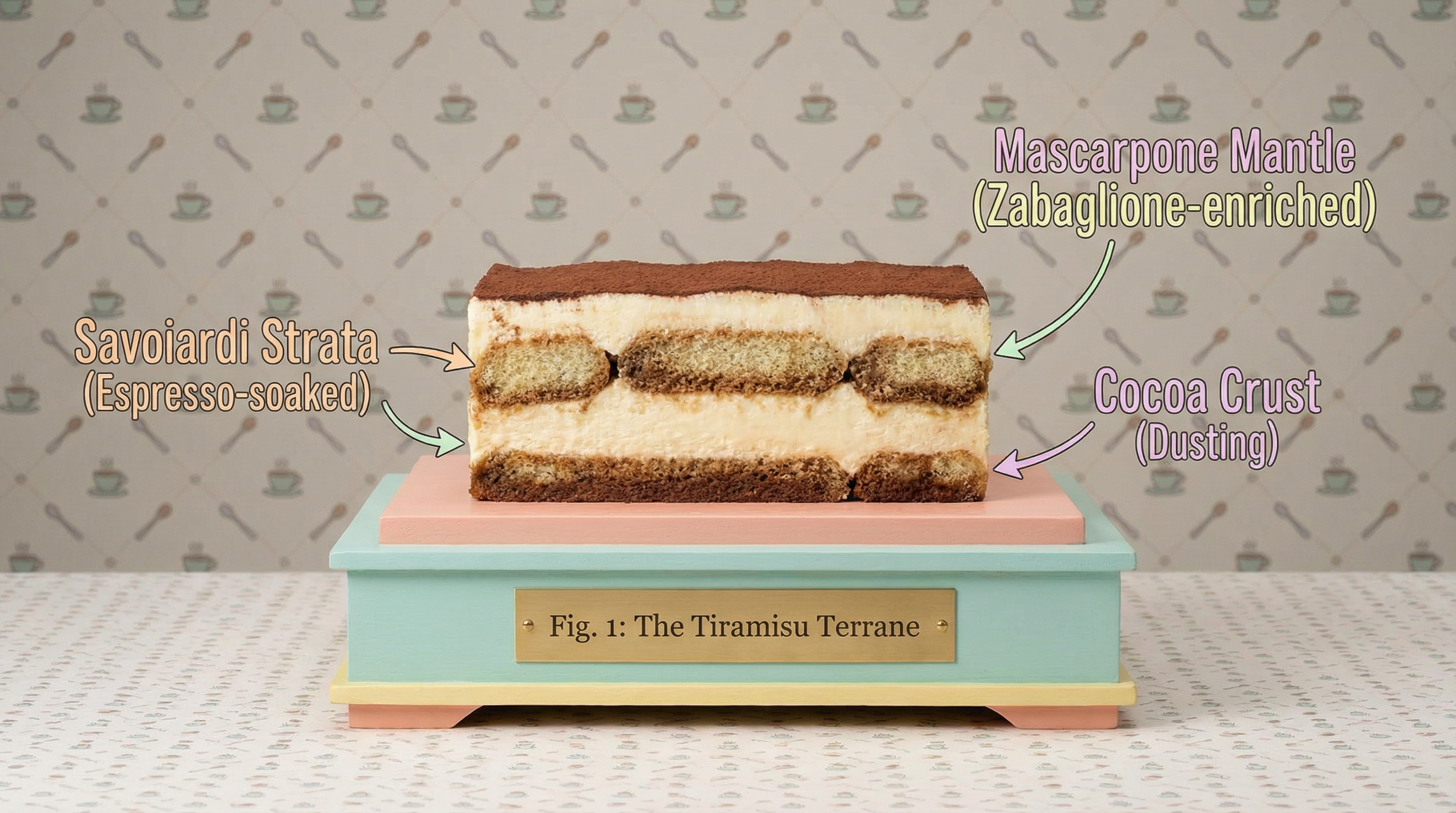 Architectural Tiramisu Cross-Section