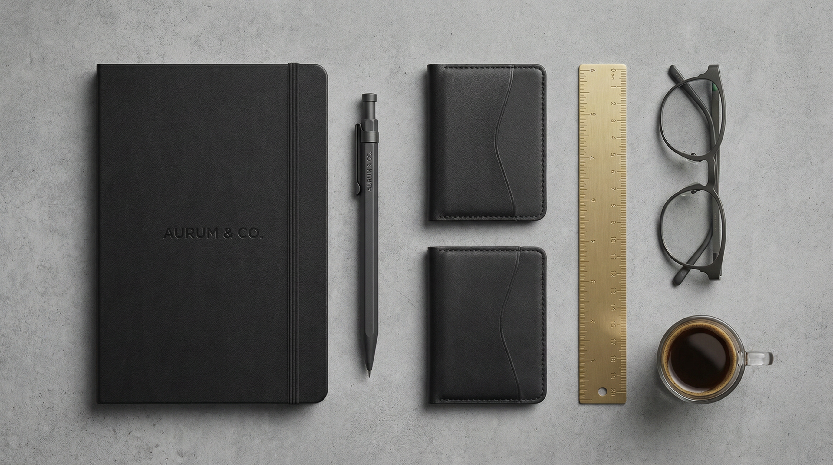 Premium Branded Merchandise Capsule Collection (Knolling Perspective)