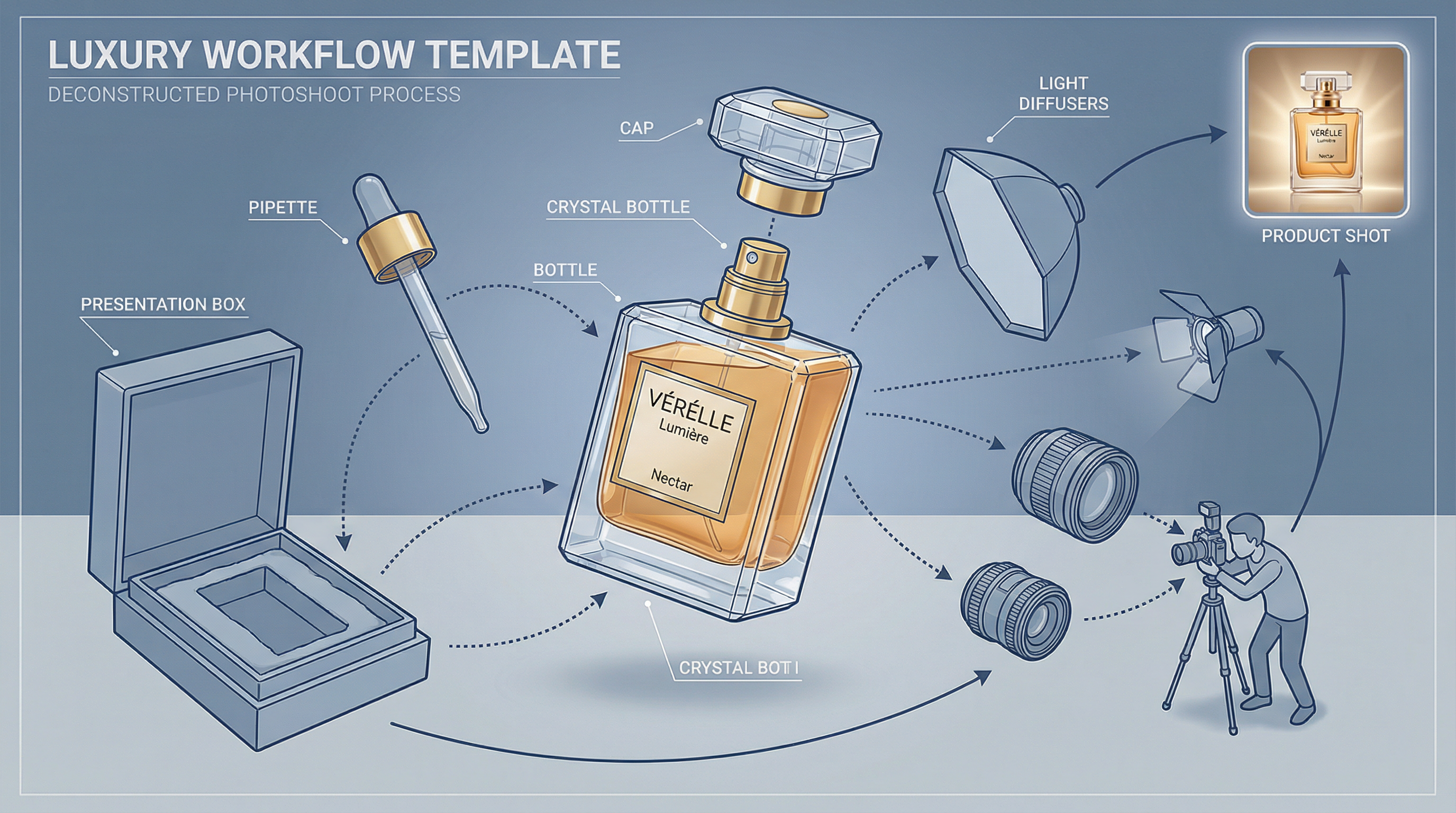 Luxury Skincare Commercial Photography: Lumière Nectar