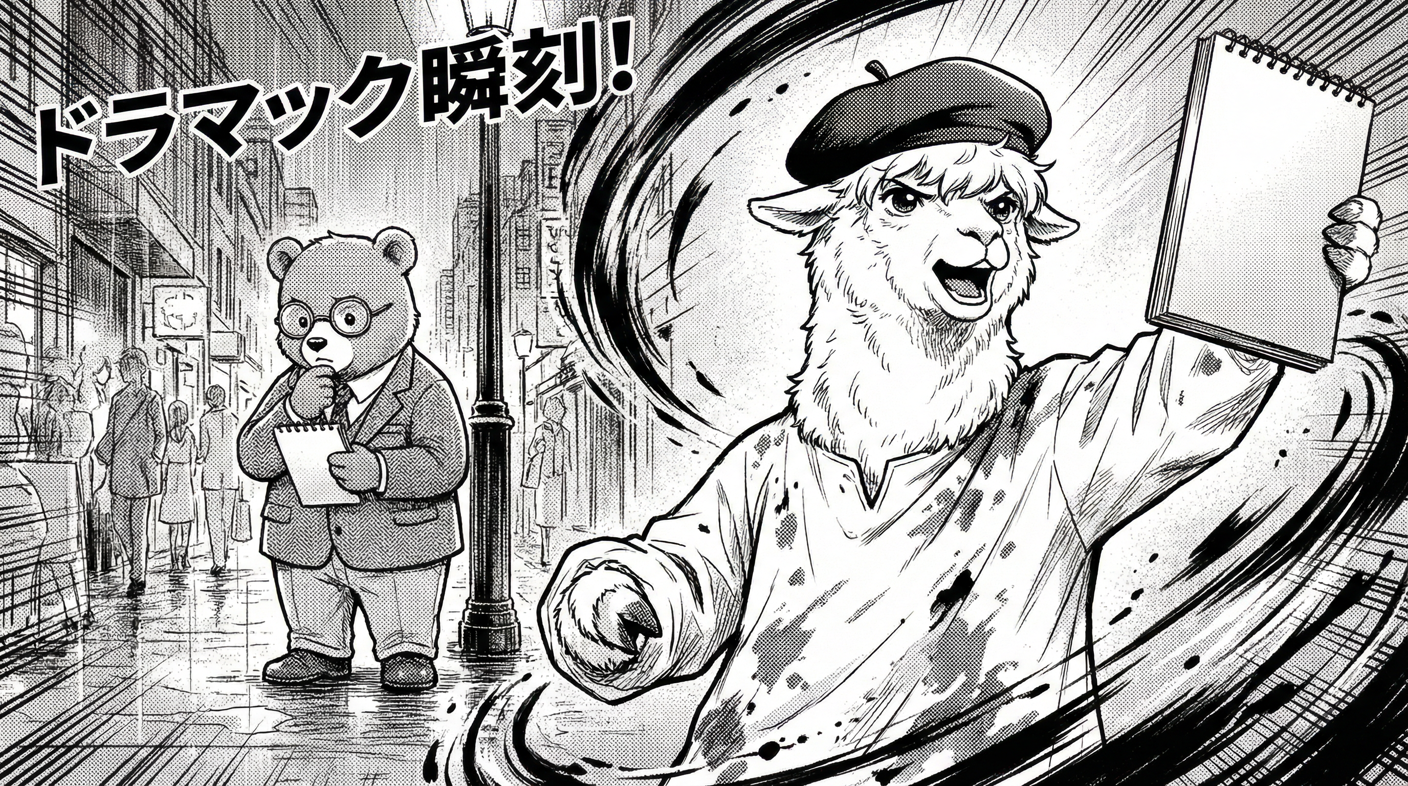 Manga IP Storyboard: Leo & Max Layout 1 (American Comic · Full Color)
