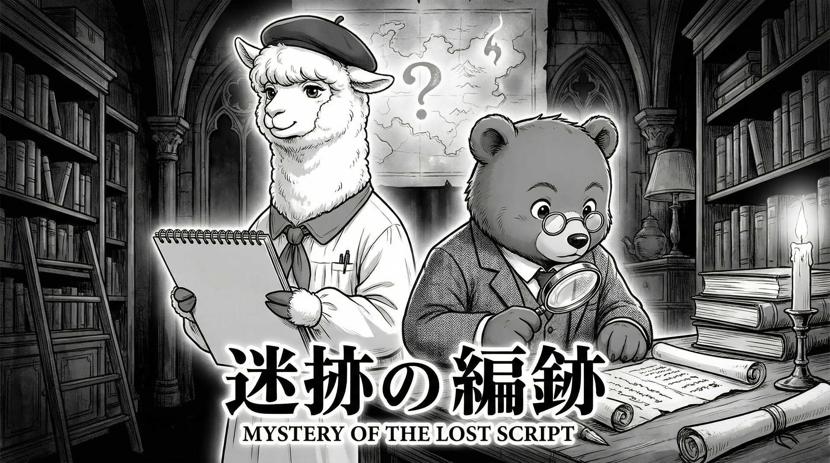 Manga IP Storyboard: Leo & Max Layout 103 (Japanese Manga · Black & White)