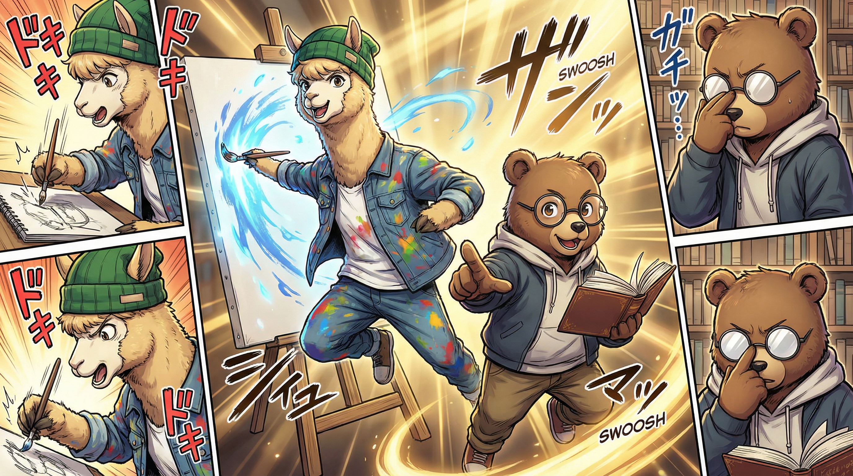 Manga IP Storyboard: Leo & Max Layout 105 (Japanese Manga · Full Color)