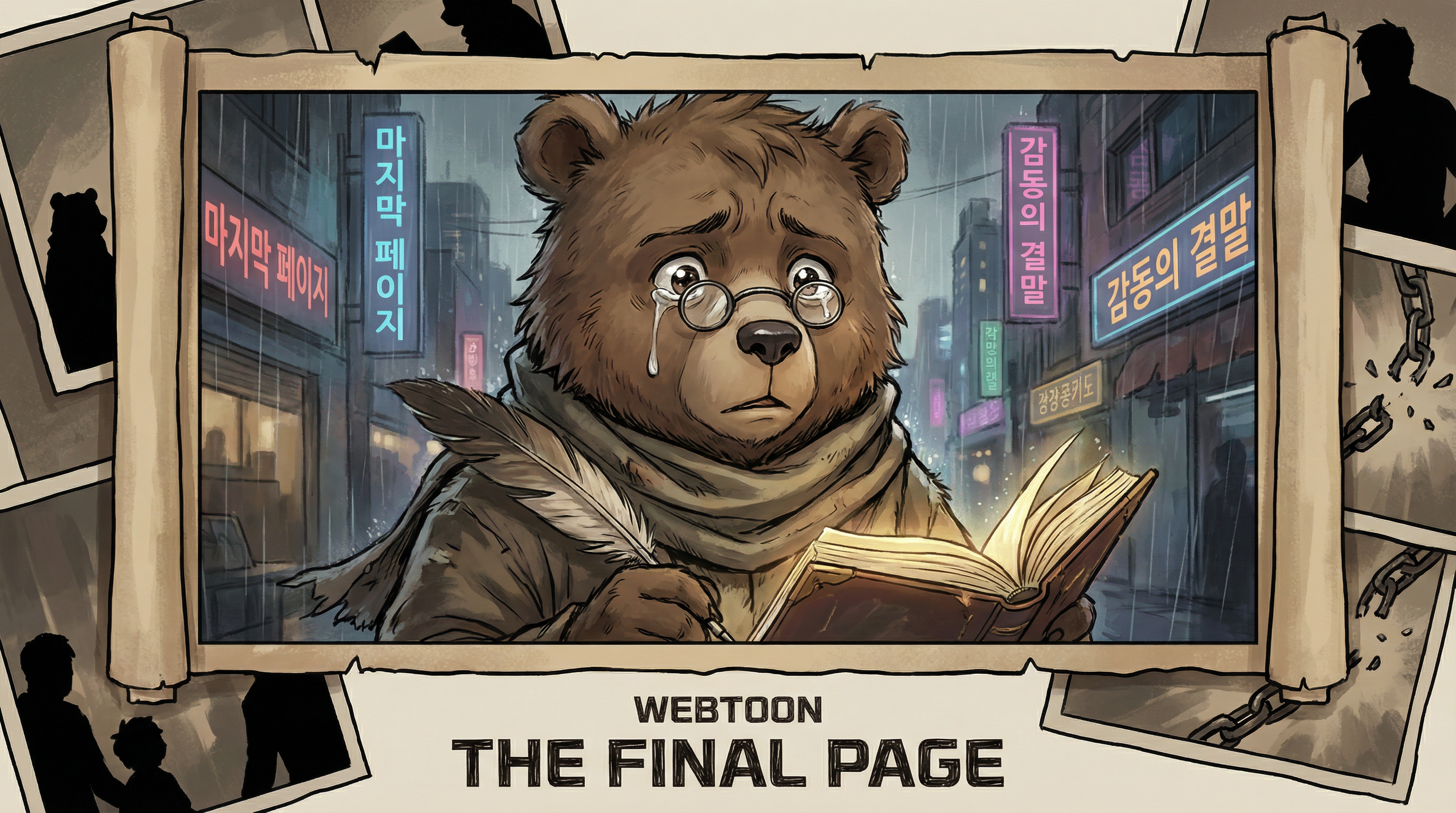 Manga IP Storyboard: Leo & Max Layout 113 (Korean Webtoon · Full Color)