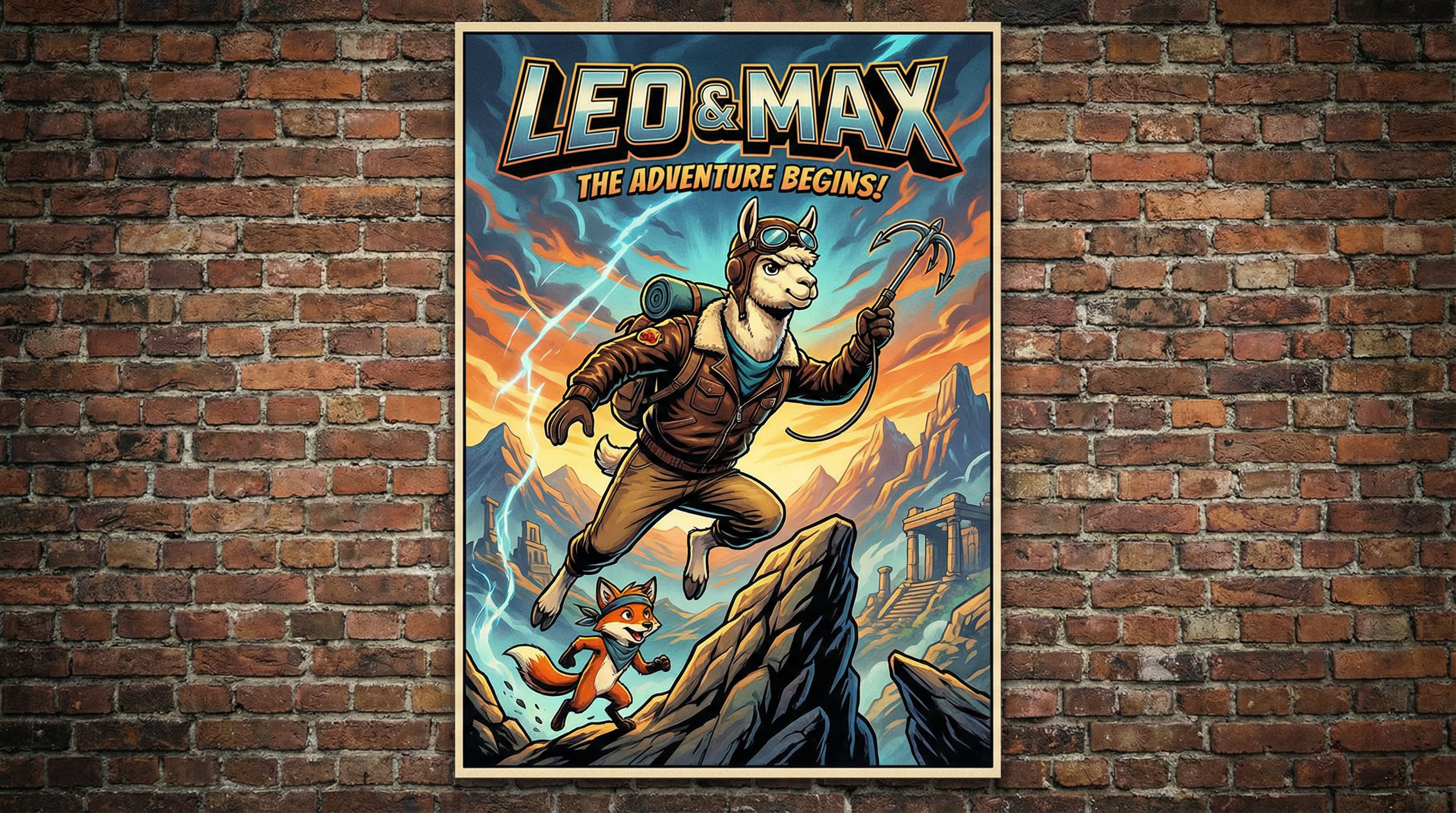 Manga IP Storyboard: Leo & Max Layout 114 (American Comic · Full Color)