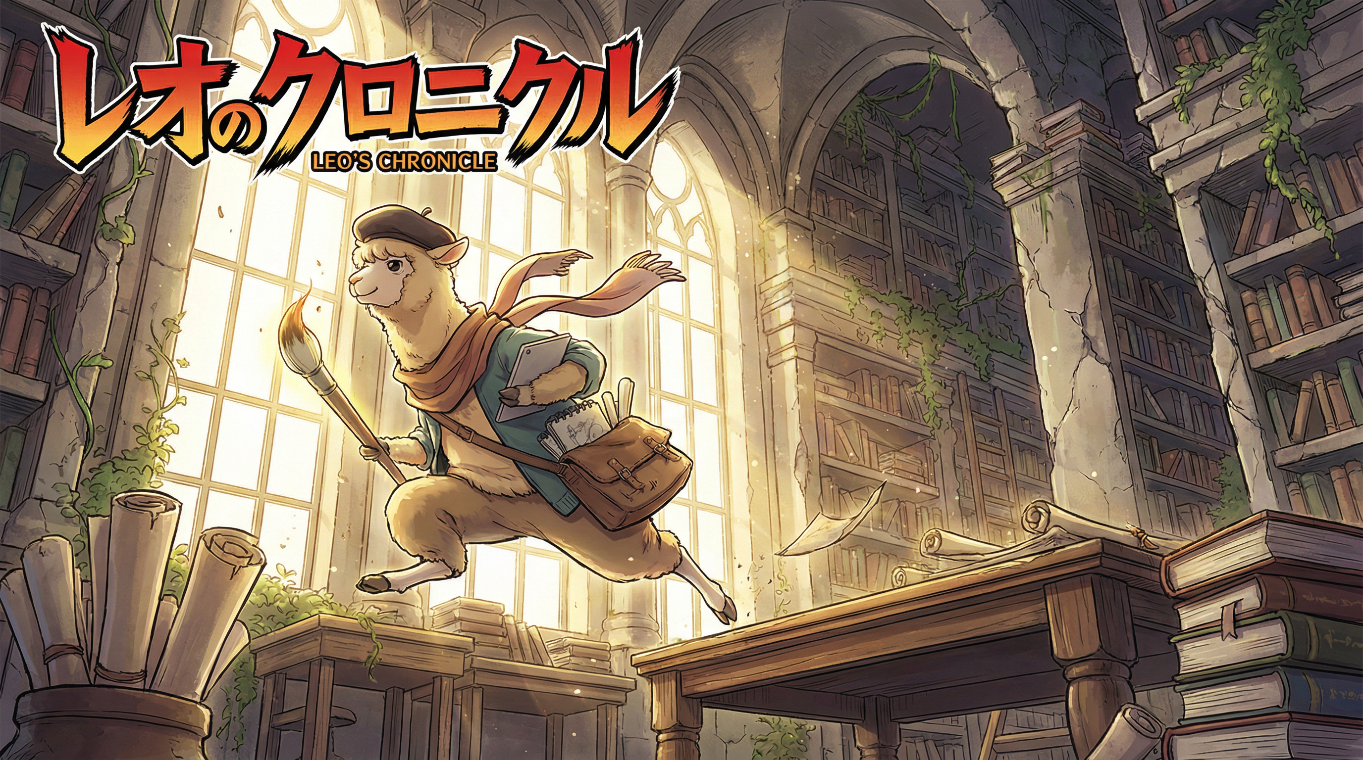 Manga IP Storyboard: Leo & Max Layout 117 (Japanese Manga · Full Color)