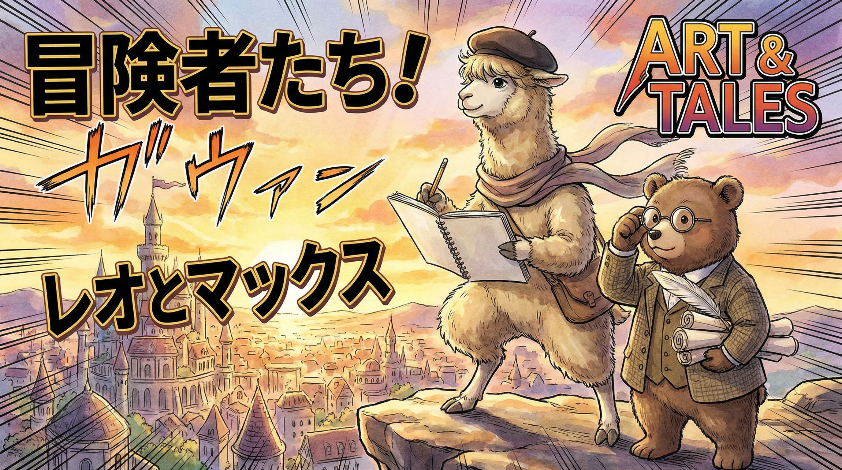 Manga IP Storyboard: Leo & Max Layout 121 (Japanese Manga · Full Color)
