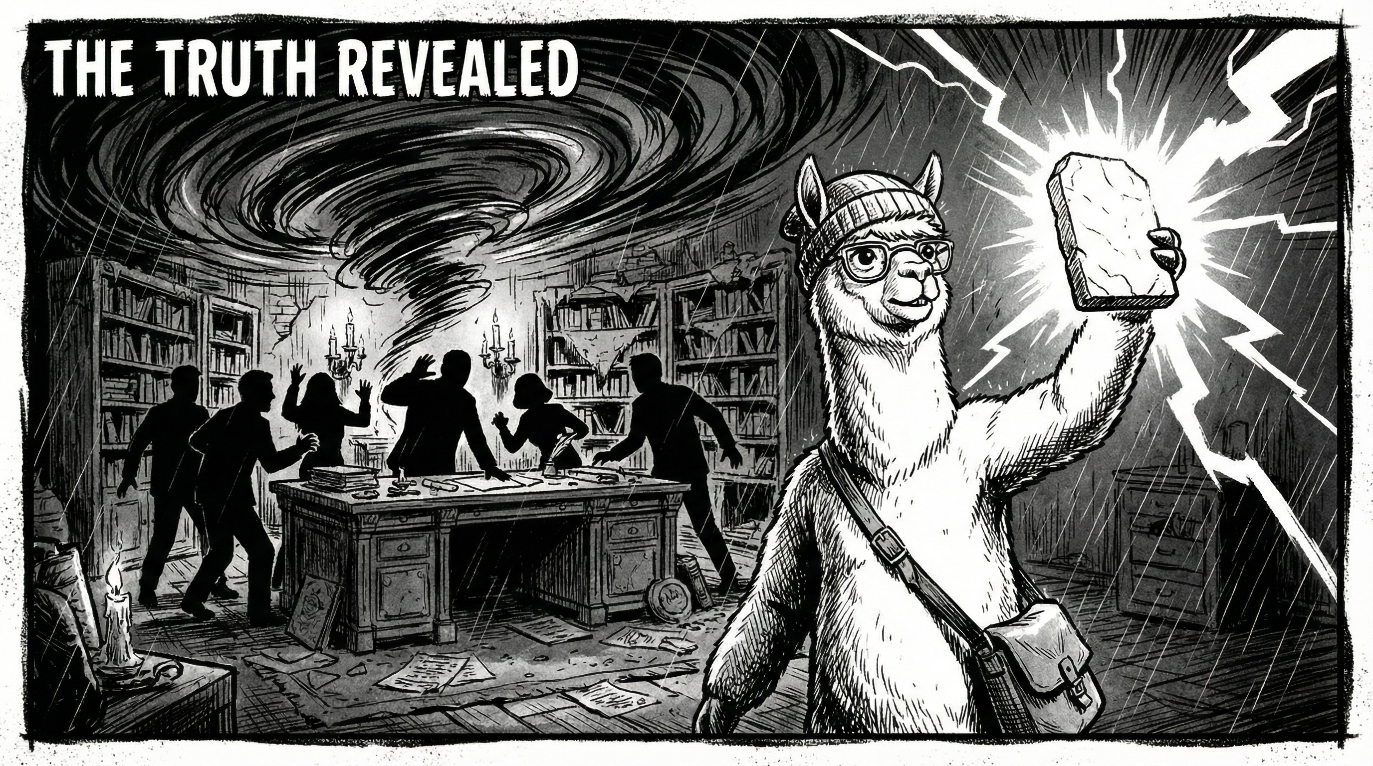 Manga IP Storyboard: Leo & Max Layout 127 (American Comic · Black & White)