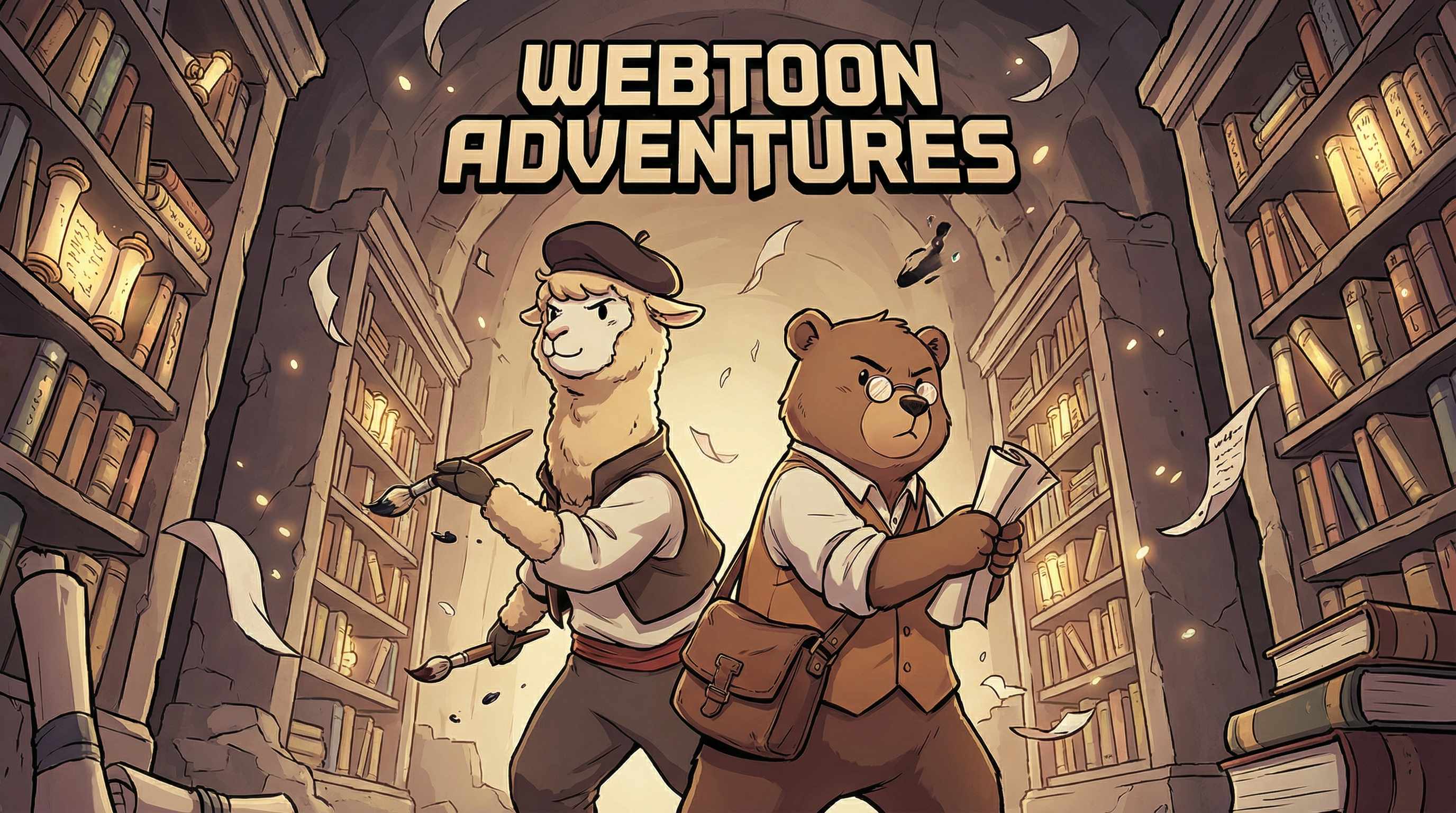 Manga IP Storyboard: Leo & Max Layout 174 (Korean Webtoon · Full Color)