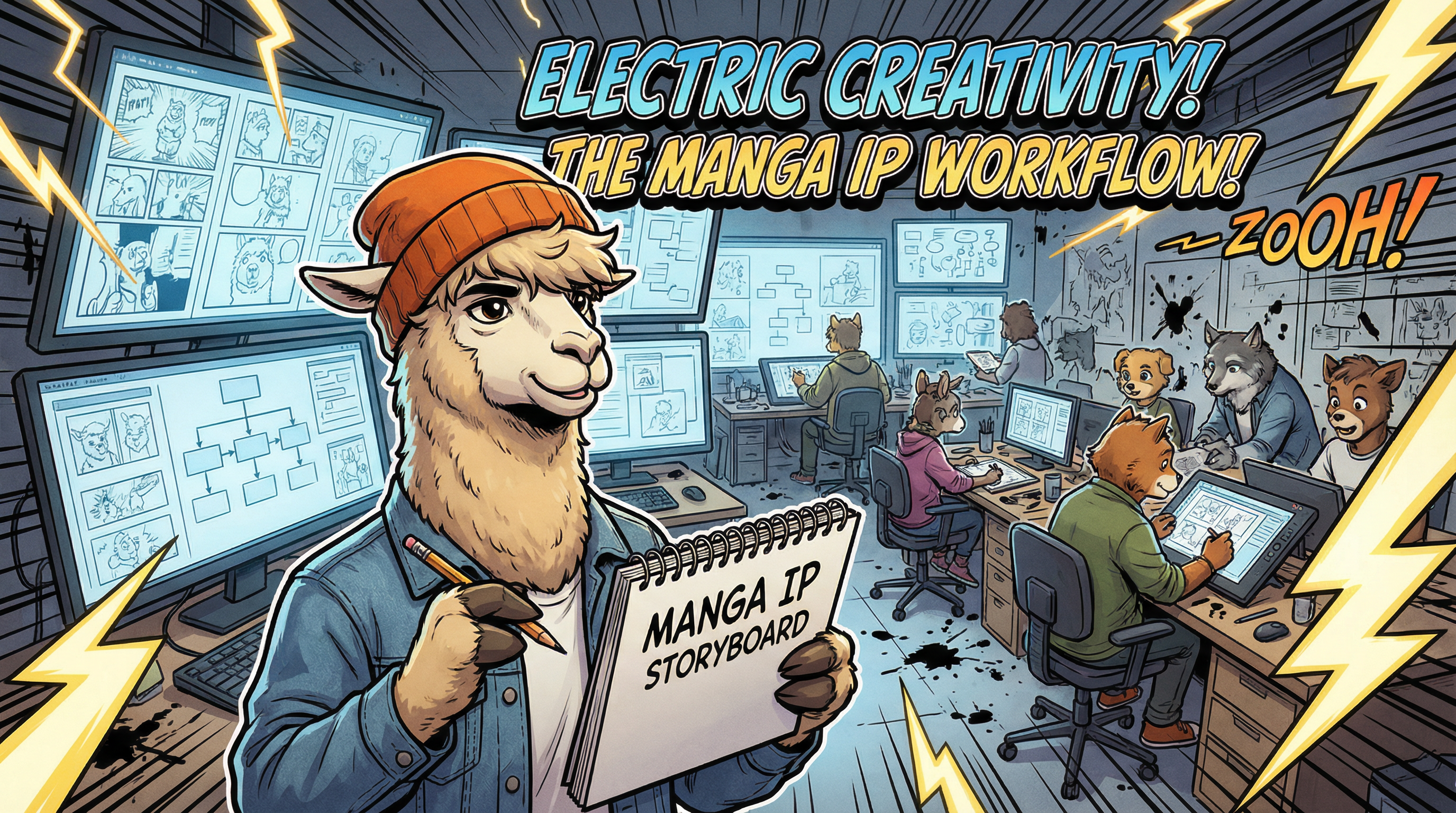 Manga IP Storyboard: Leo & Max Layout 185 (American Comic · Full Color)
