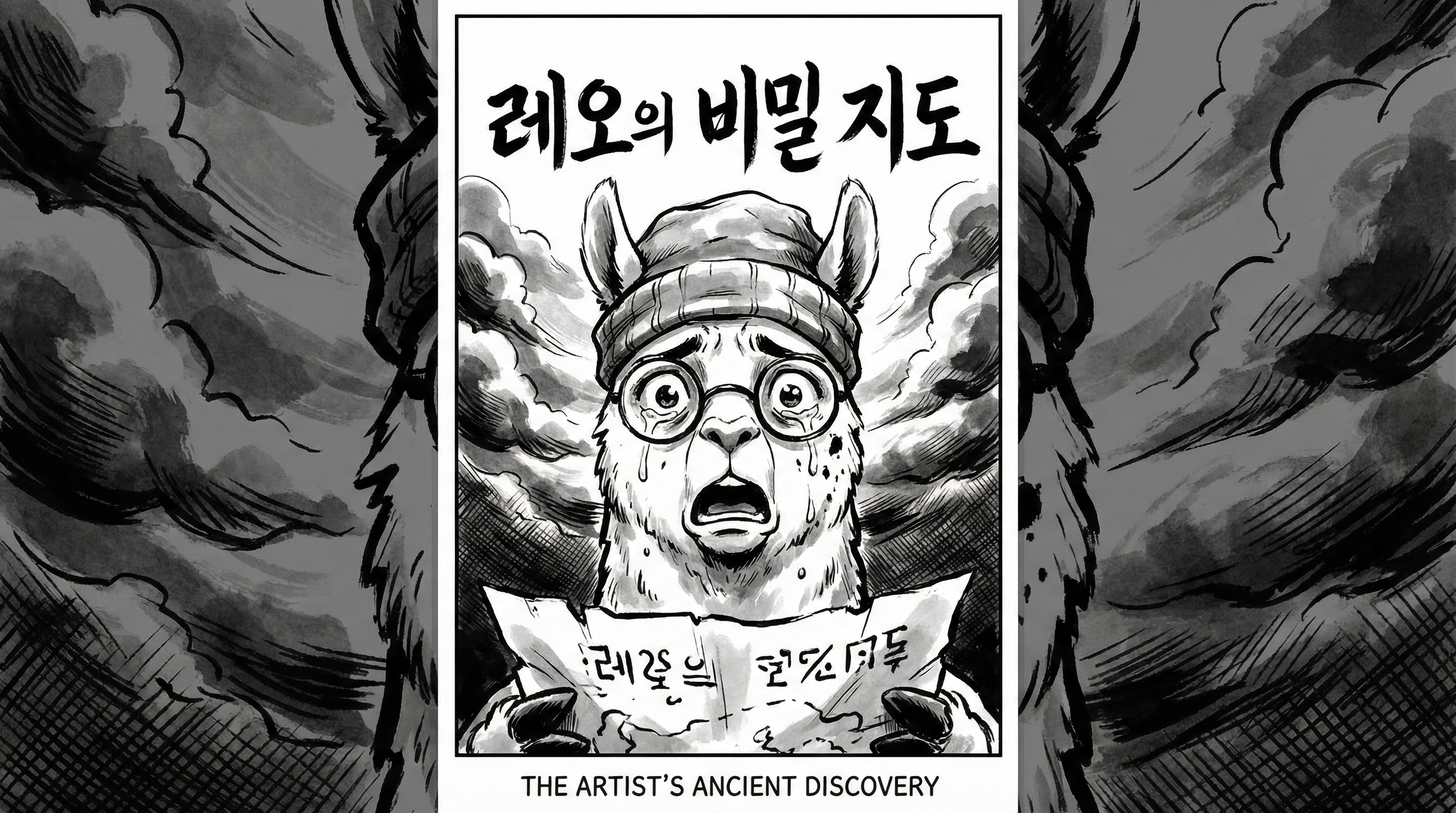 Manga IP Storyboard: Leo & Max Layout 2 (American Comic · Black & White)