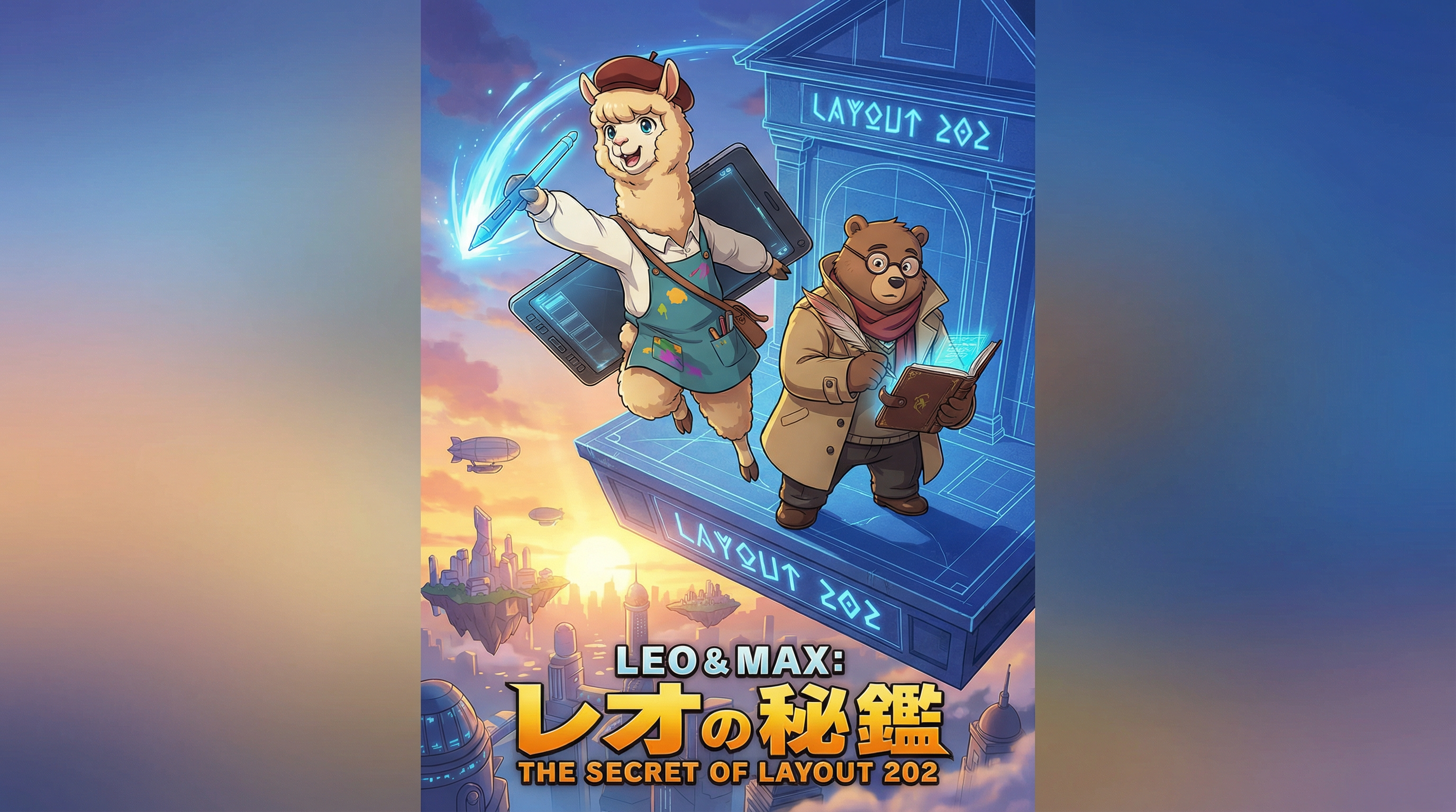 Manga IP Storyboard: Leo & Max Layout 202 (Japanese Manga · Full Color)