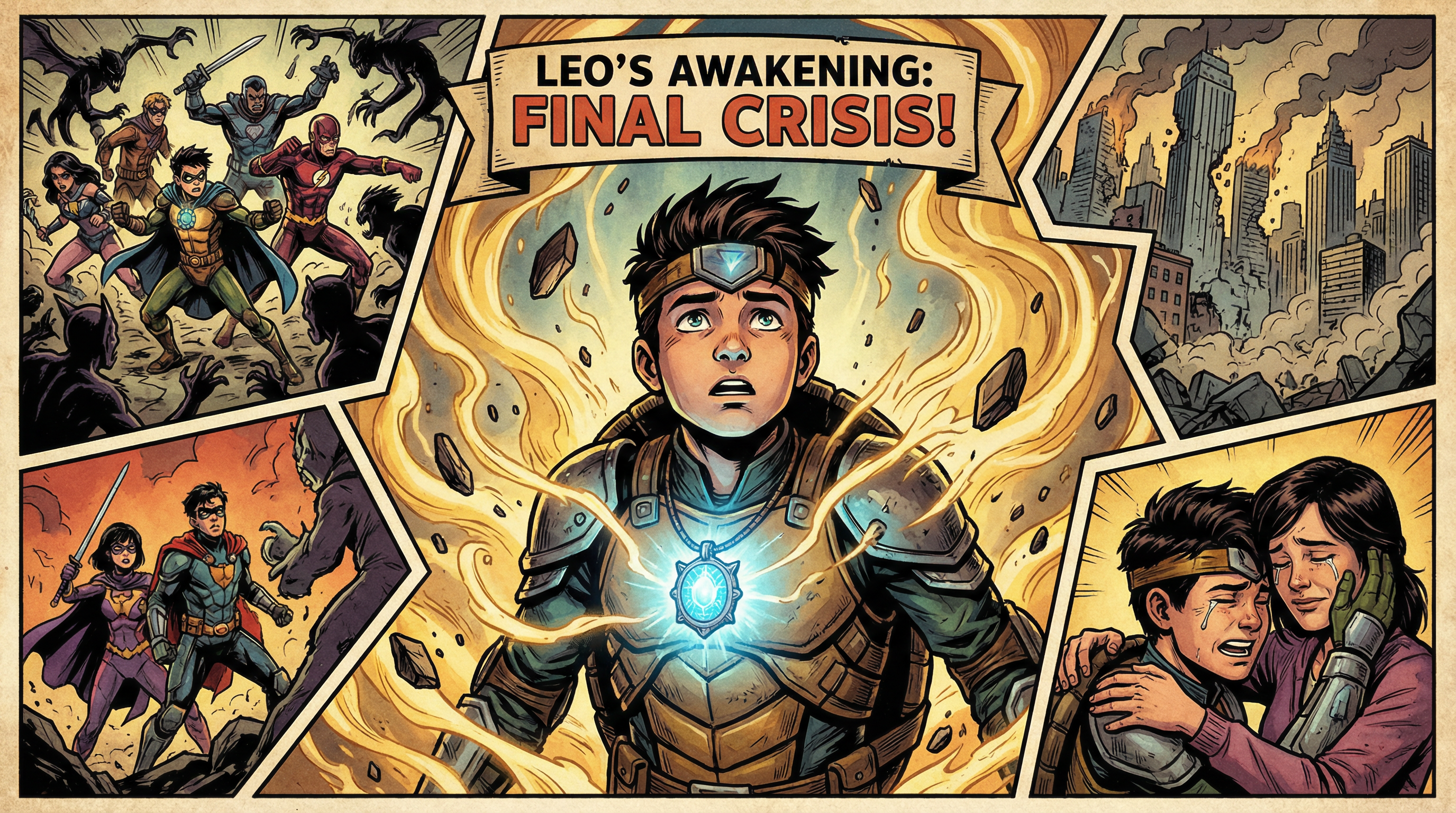 Manga IP Storyboard: Leo & Max Layout 22 (American Comic · Full Color)