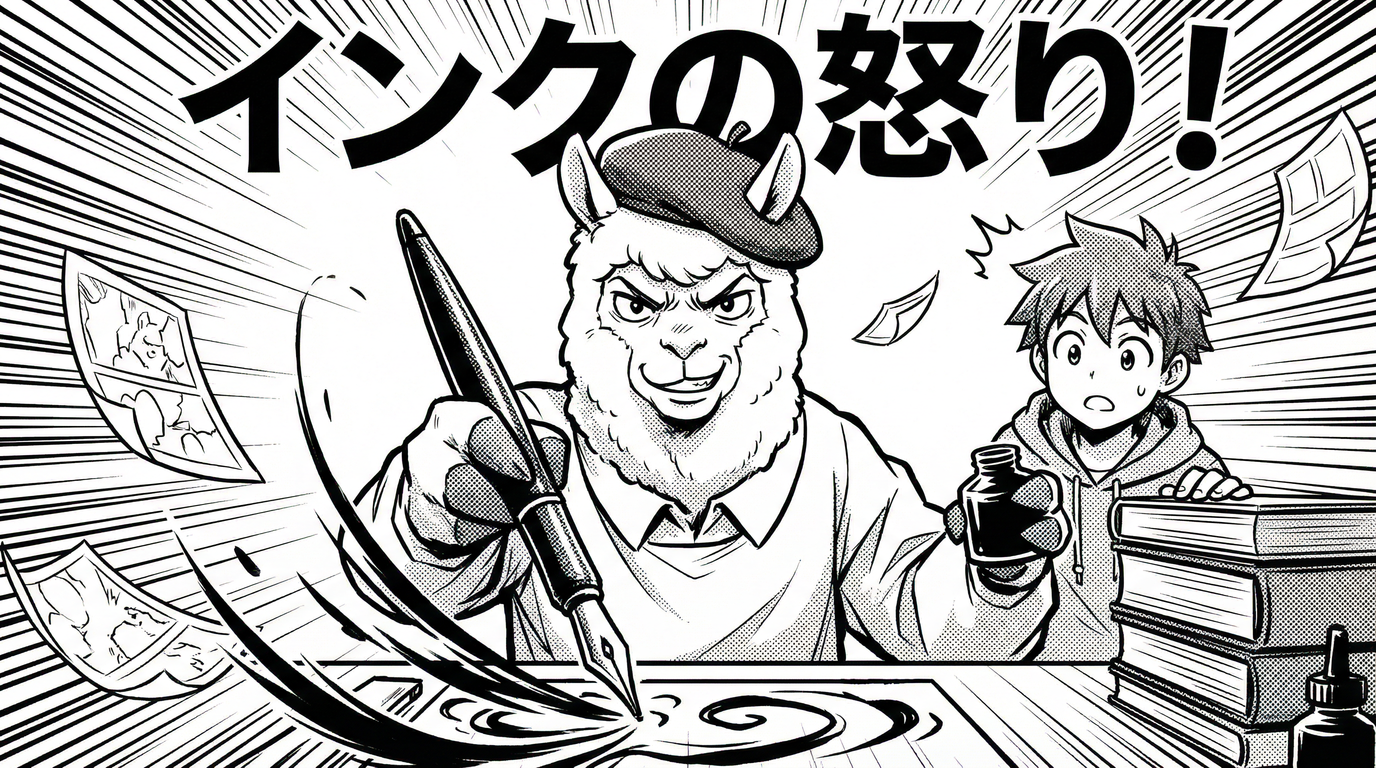 Manga IP Storyboard: Leo & Max Layout 230 (Japanese Manga · Black & White)