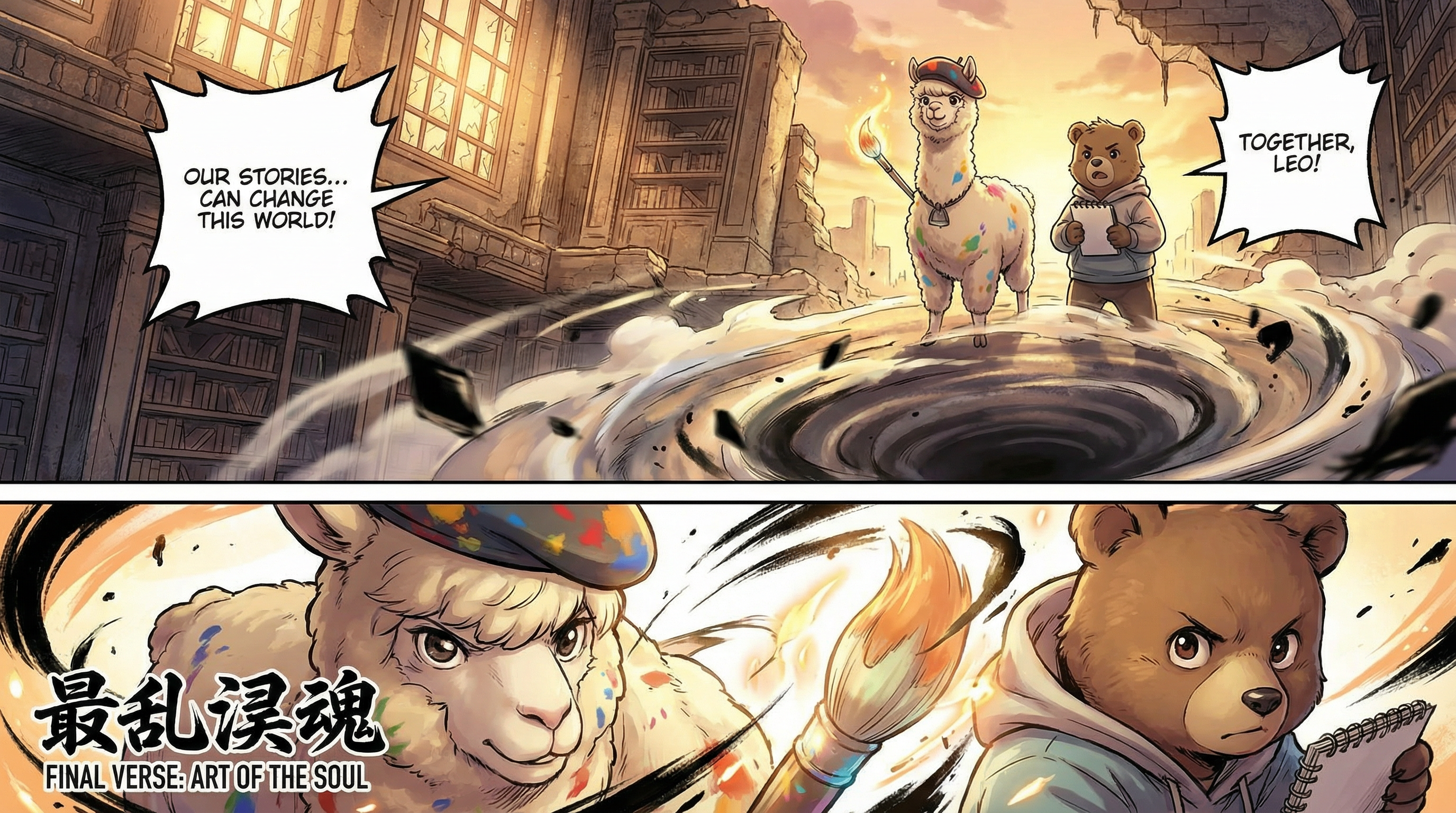 Manga IP Storyboard: Leo & Max Layout 238 (Japanese Manga · Full Color)