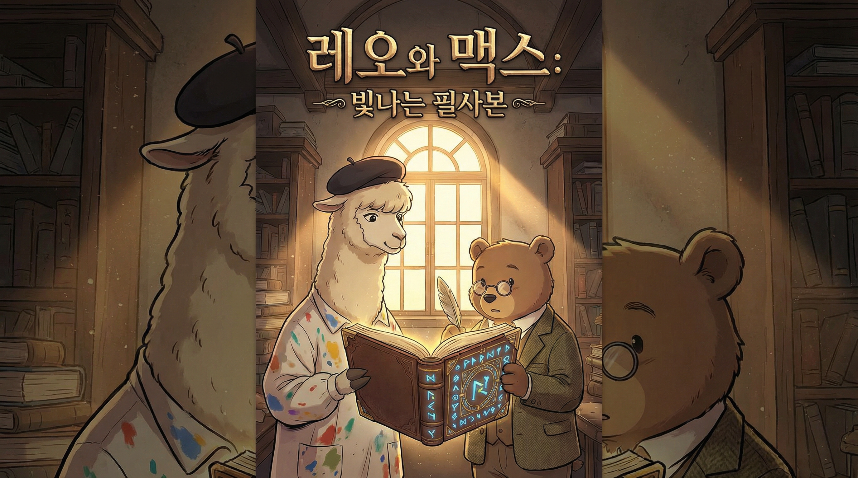 Manga IP Storyboard: Leo & Max Layout 239 (Korean Webtoon · Full Color)