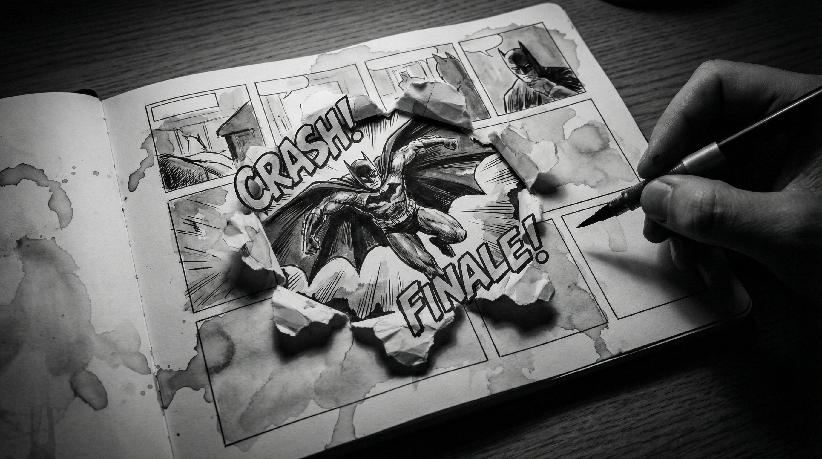 Manga IP Storyboard: Leo & Max Layout 240 (American Comic · Black & White)