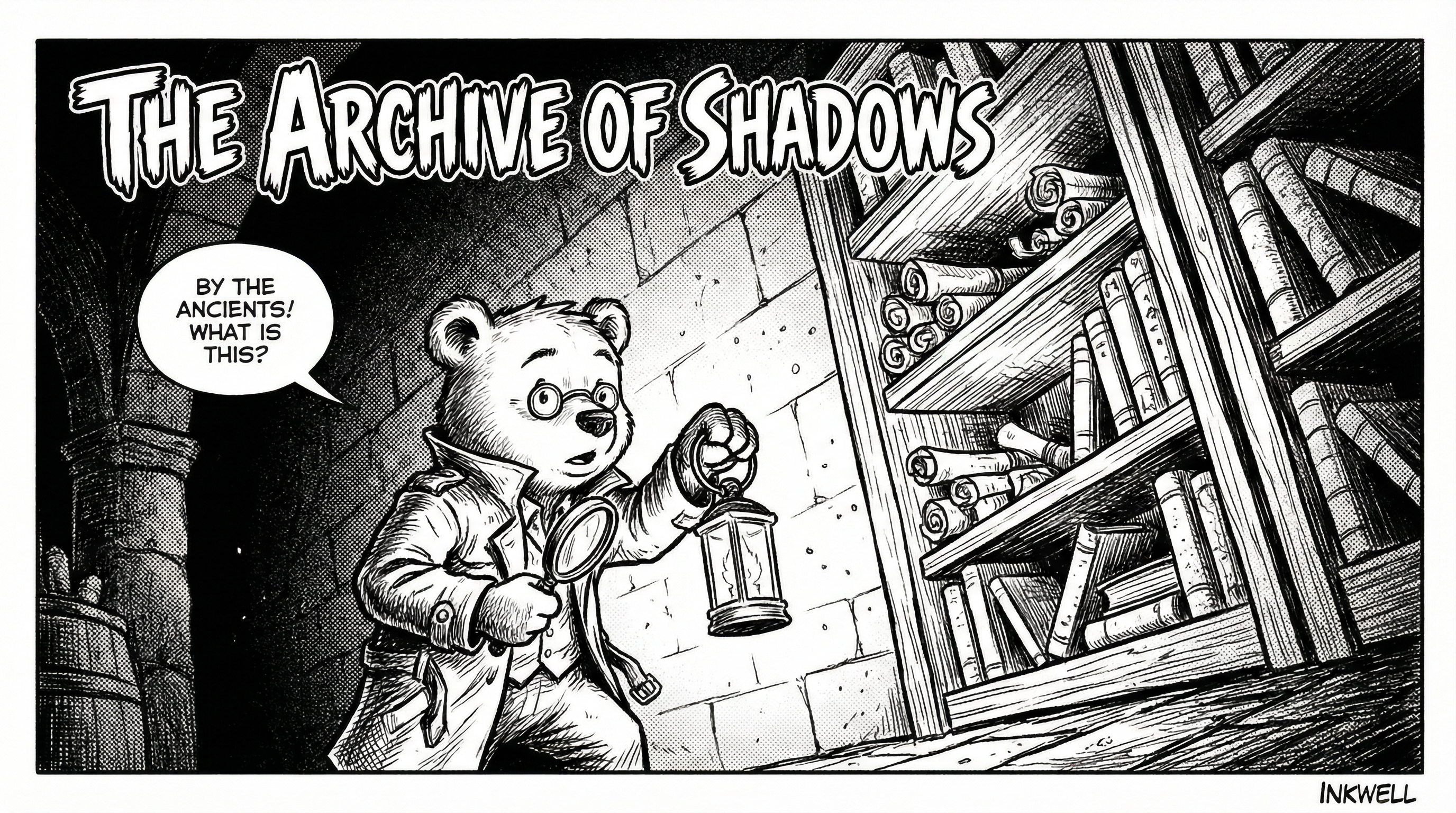 Manga IP Storyboard: Leo & Max Layout 265 (American Comic · Black & White)