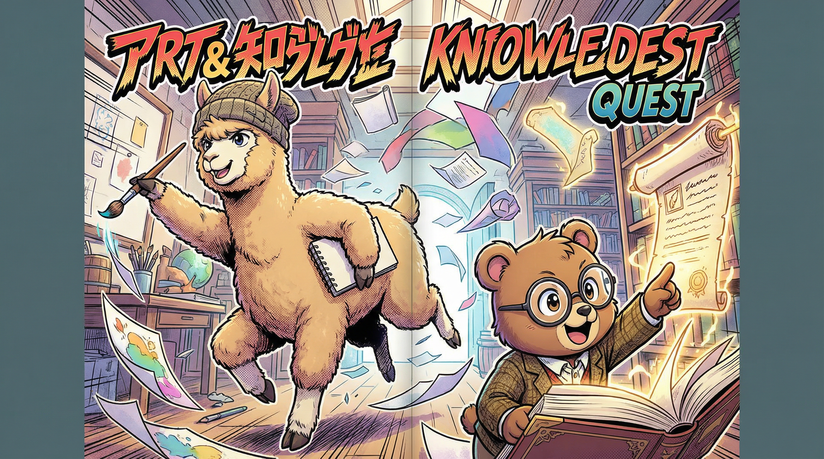 Manga IP Storyboard: Leo & Max Layout 301 (Japanese Manga · Full Color)