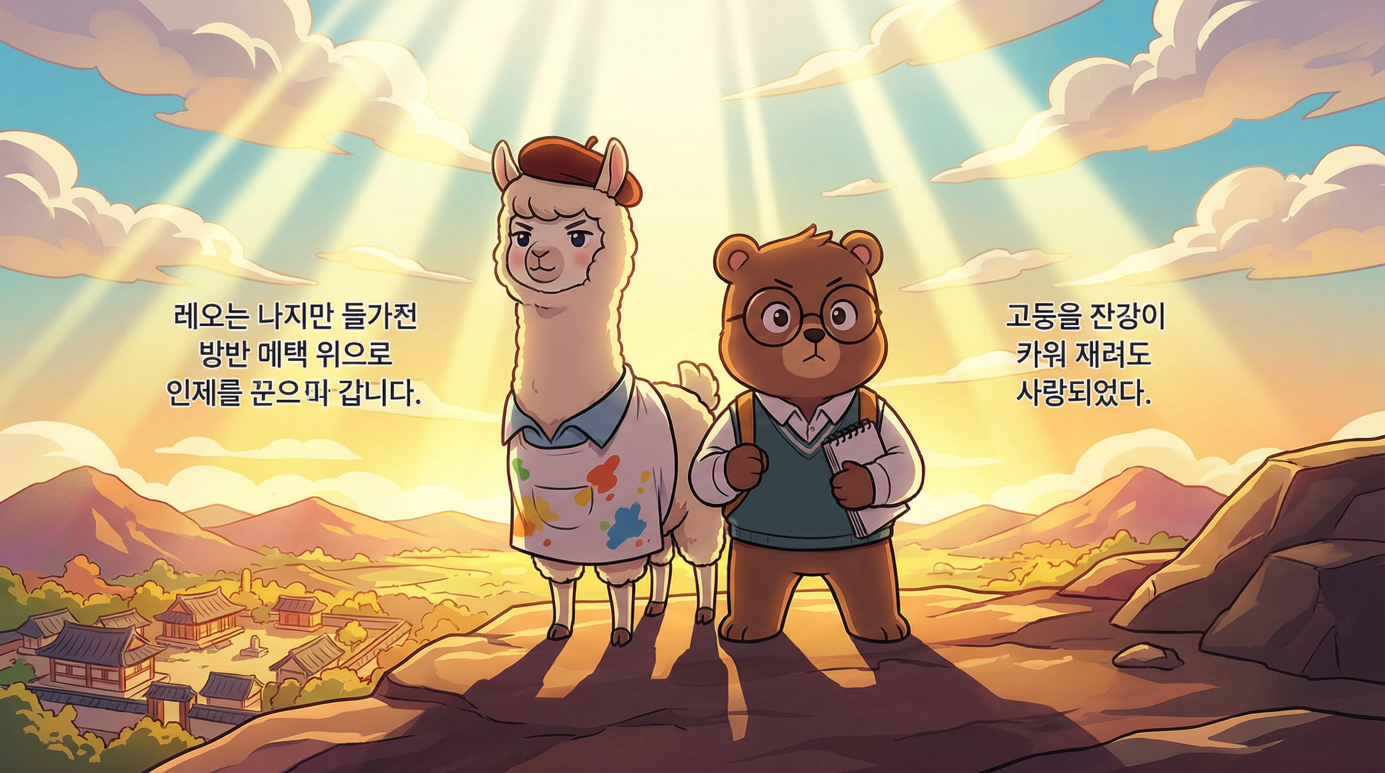 Manga IP Storyboard: Leo & Max Layout 304 (Korean Webtoon · Full Color)