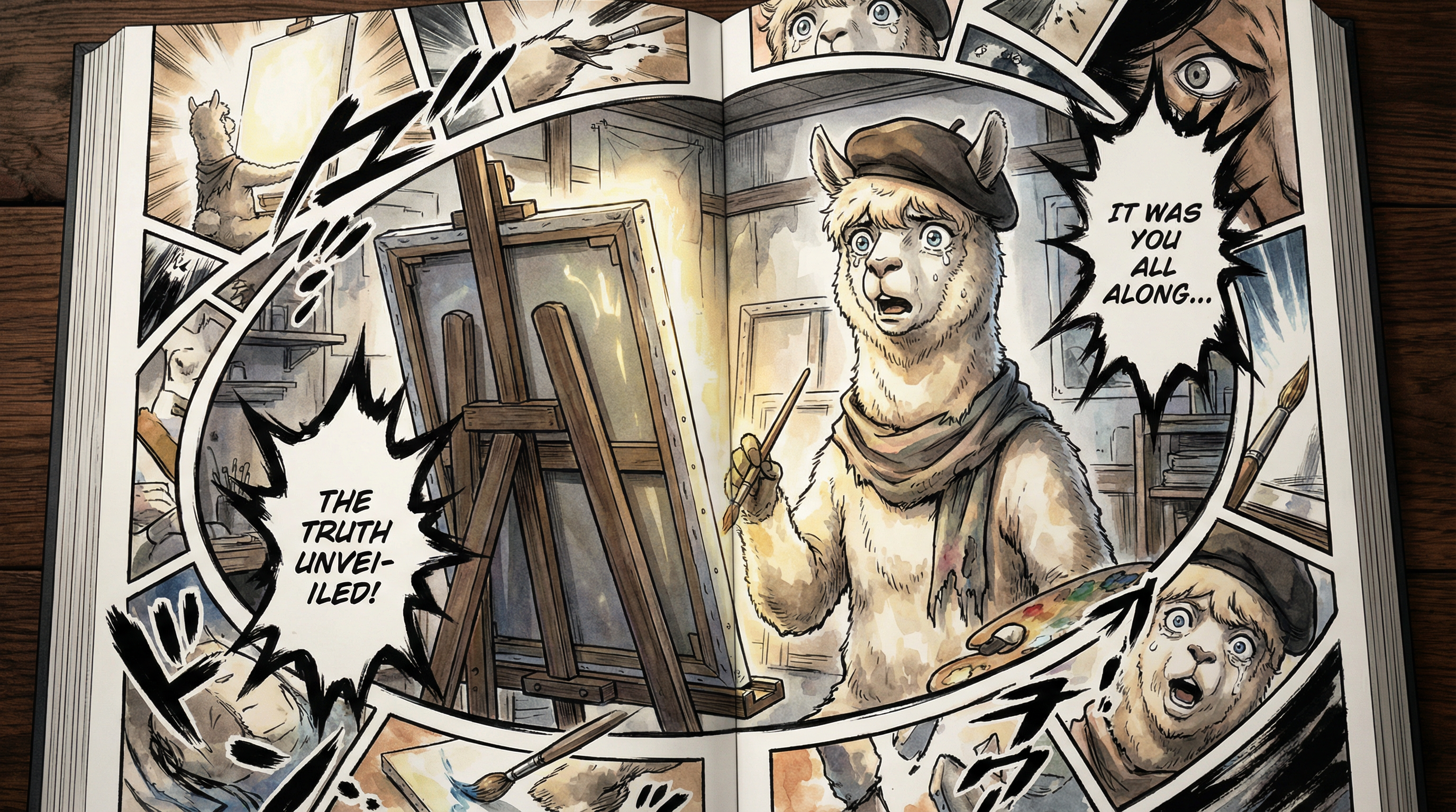 Manga IP Storyboard: Leo & Max Layout 36 (Japanese Manga · Full Color)